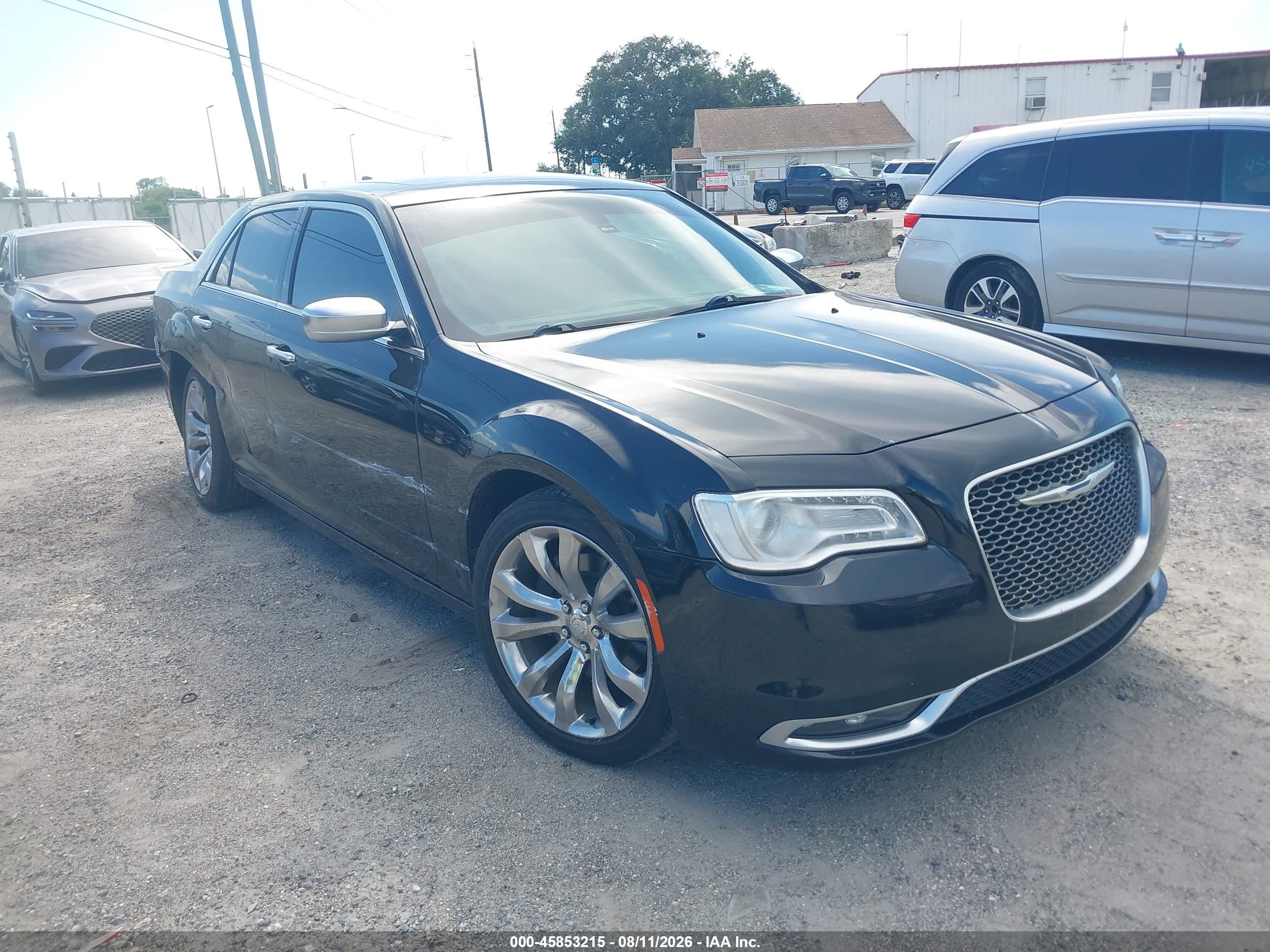2015 Chrysler 300 VIN 2C3CCAPT7FH786365 IAAI salvage auction — Side, Rebuildable (Florida), sold $3,650 on 2026-09-12 (photo 1)