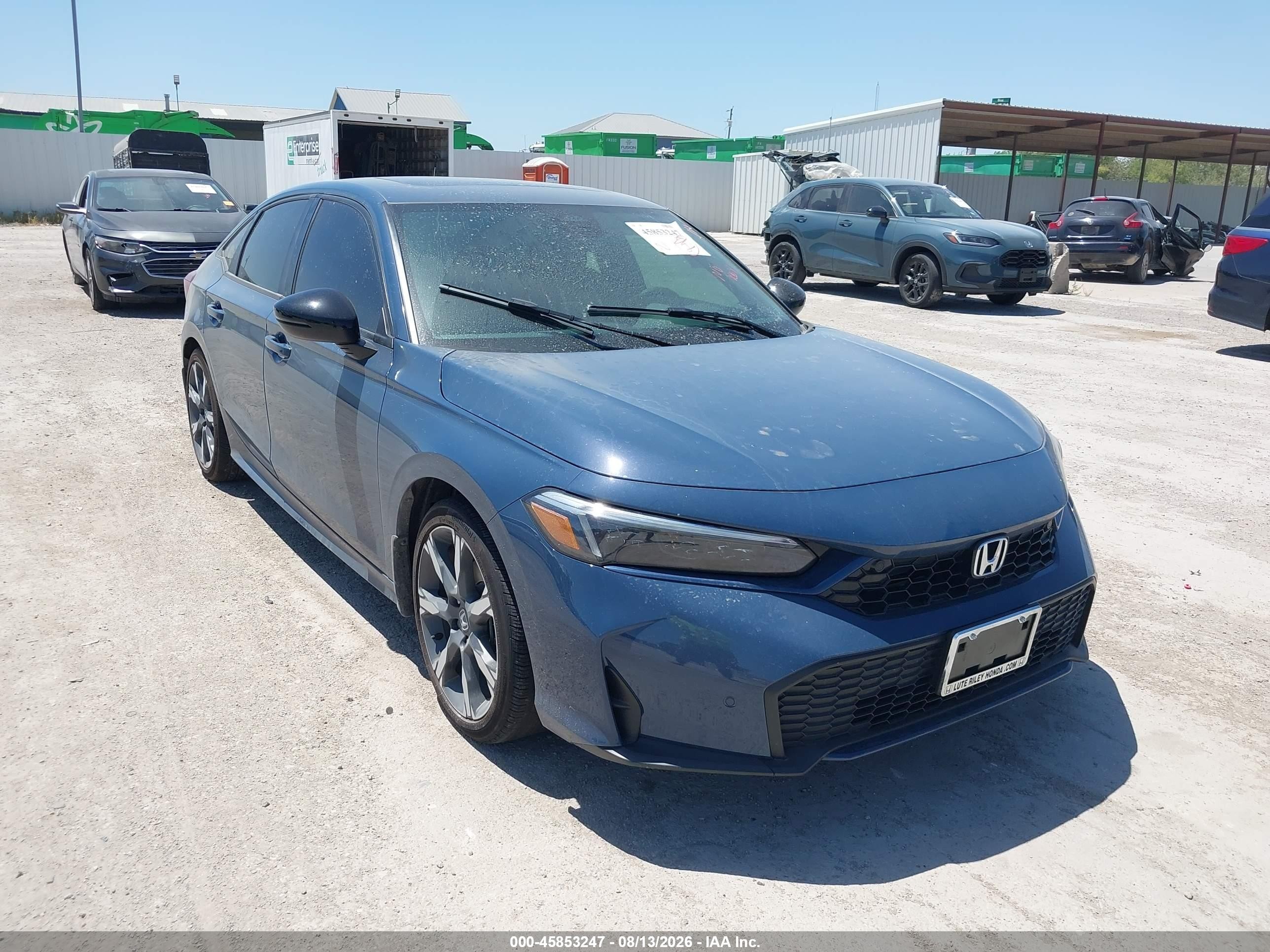 2025 Honda Civic Hybrid VIN 2HGFE4F86SH333237 — IAAI salvage auction photo