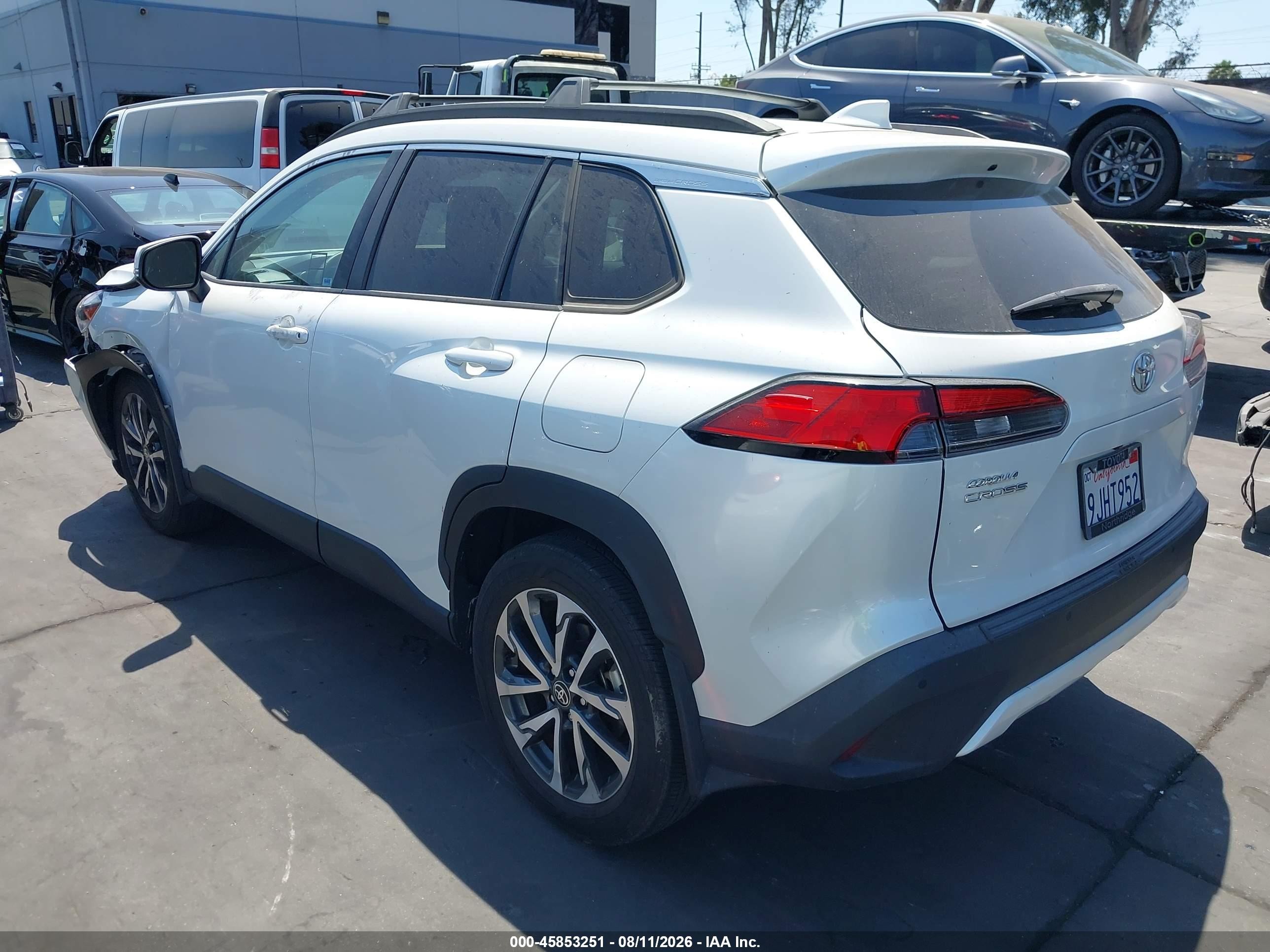 2023 Toyota Corolla cross VIN 7MUDAAAG1PV064576 IAAI salvage auction — Front End, Salvage Certificate (California), sold $8,400 on 2026-09-12 (photo 3)