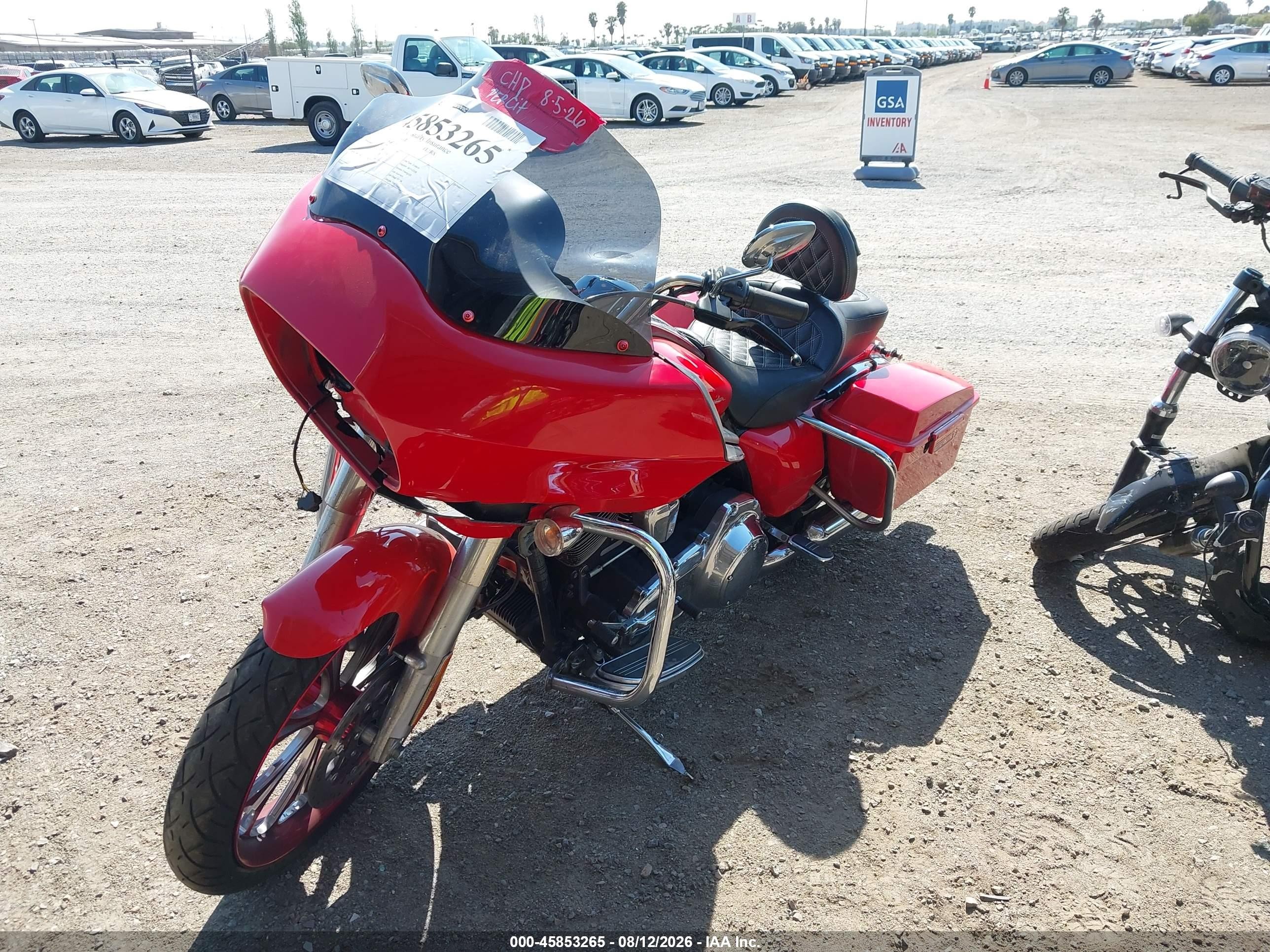 2010 Harley-davidson Fltrx VIN 1HD1KH431AB630700 IAAI salvage auction — Front End, Rebuildable (Florida), sold $1,850 on 2026-10-21 (photo 2)