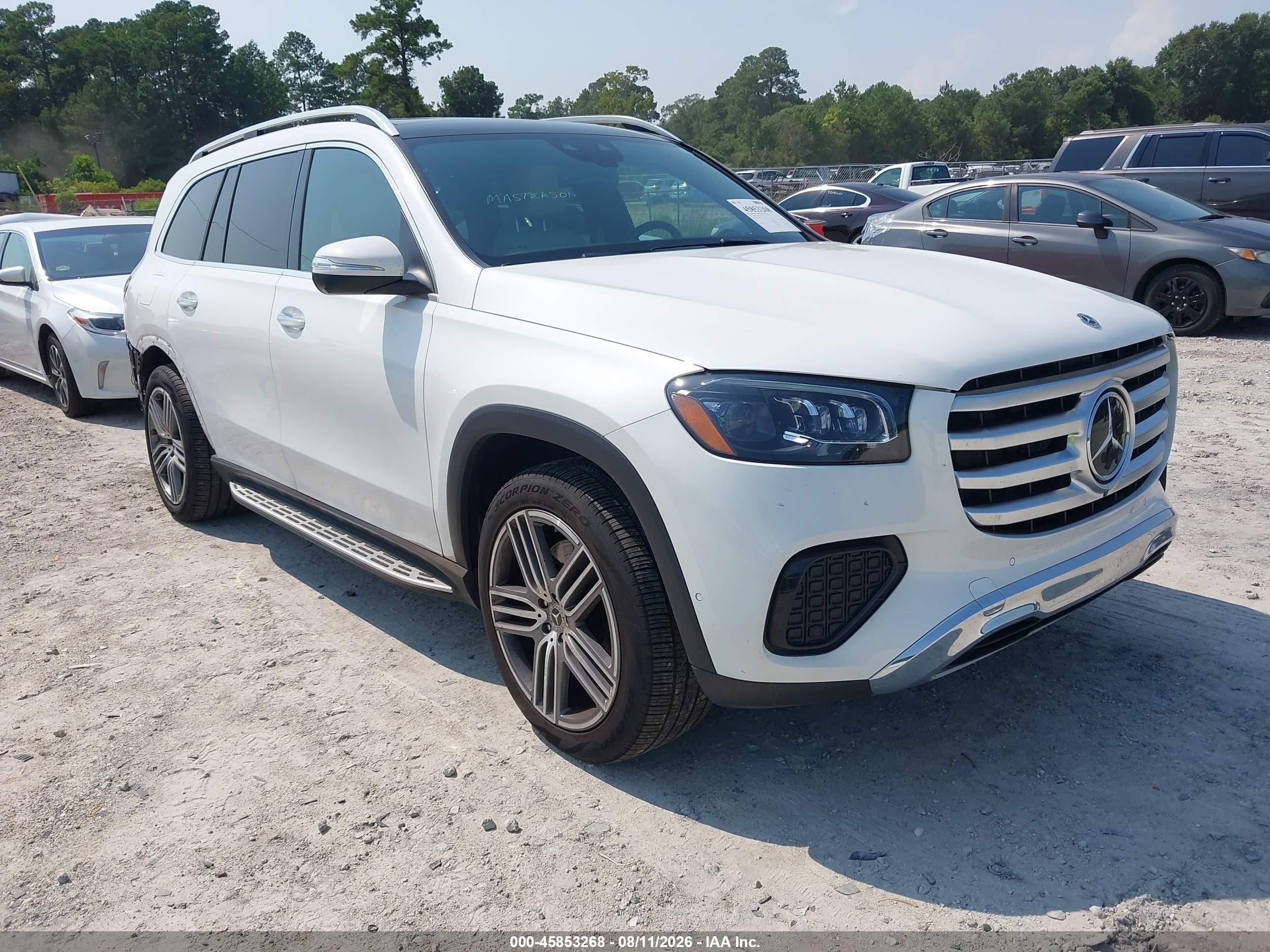 2025 Mercedes-benz Gls-klasse VIN 4JGFF5KE2SB426192 IAAI salvage auction — Rear End, Salvage (North Carolina), sold $44,550 on 2026-09-08 (photo 1)