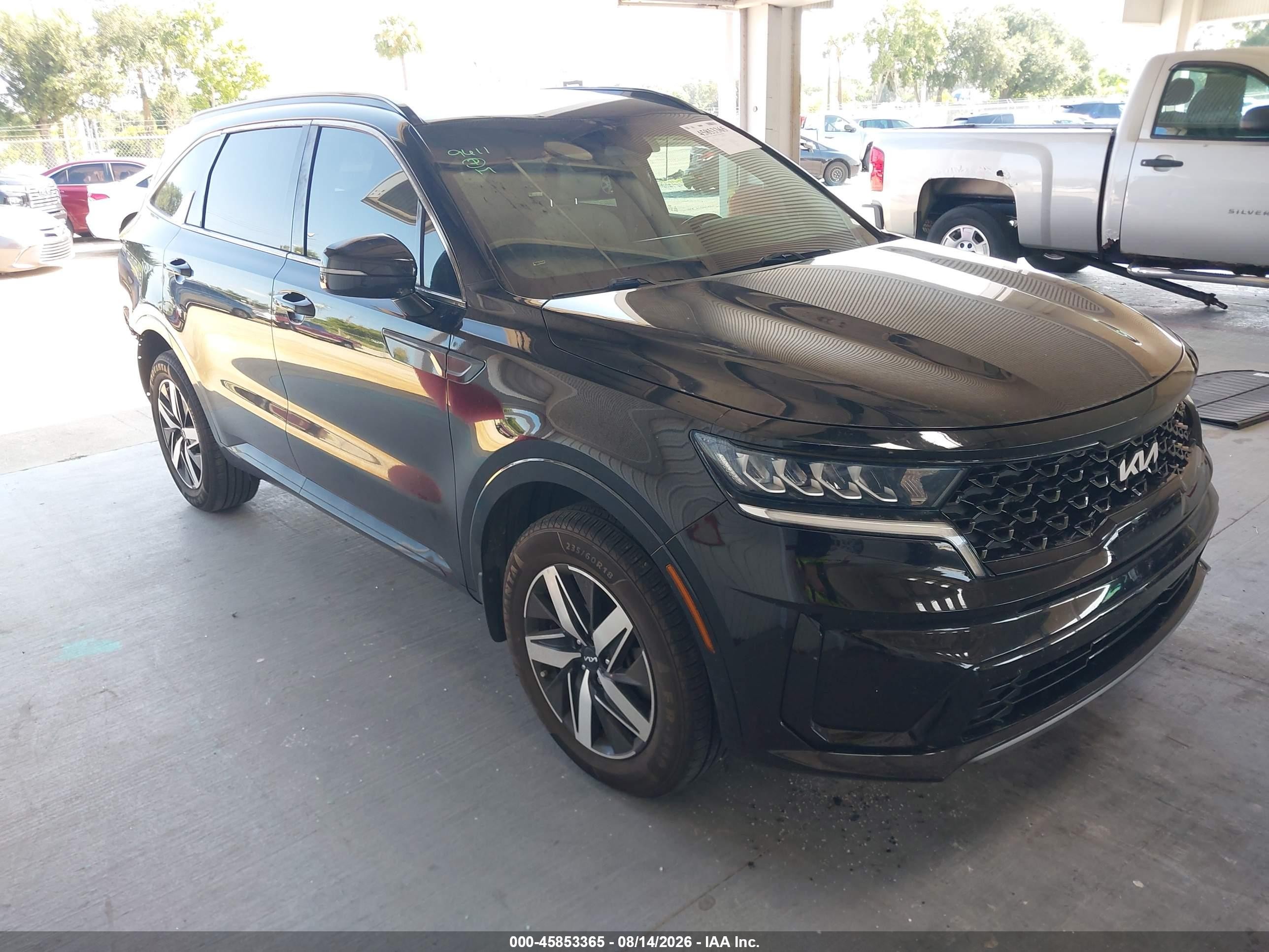 2022 Kia Sorento VIN 5XYRL4LC6NG101945 — IAAI salvage auction photo