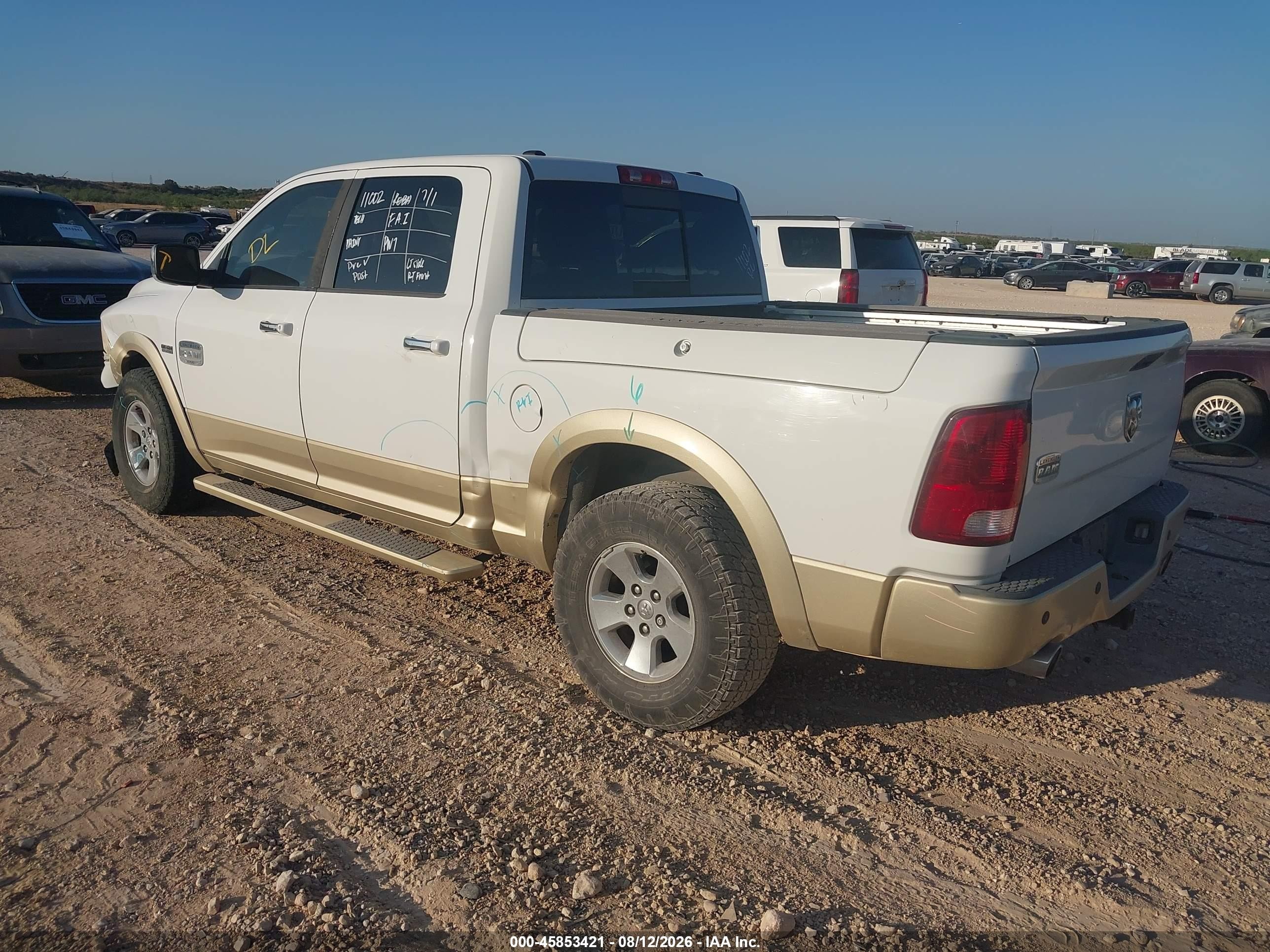 2011 Ram Ram 1500 VIN 1D7RB1CT8BS689473 IAAI salvage auction — Side, Original (Texas), sold $4,250 on 2026-09-11 (photo 3)