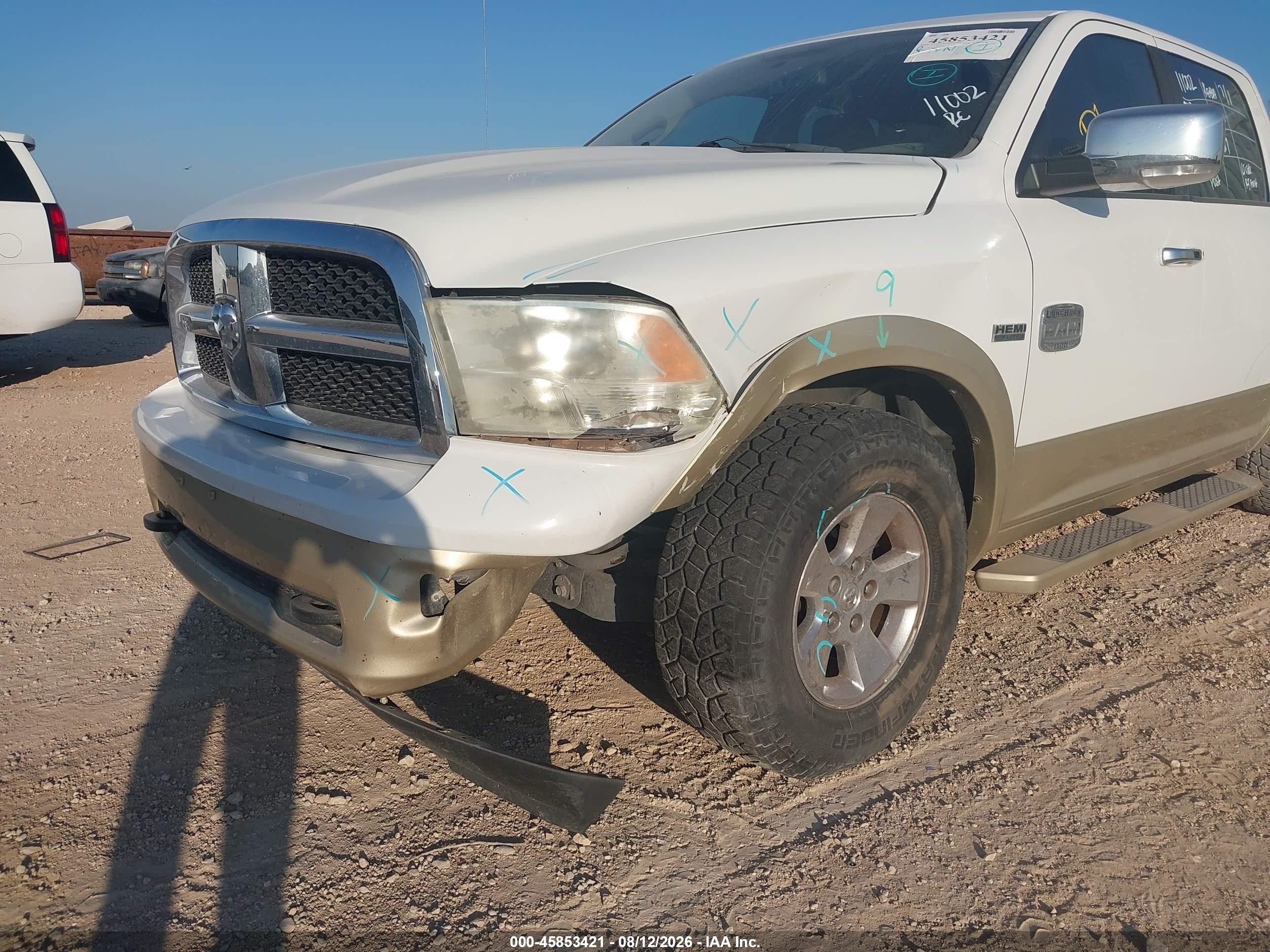 2011 Ram Ram 1500 VIN 1D7RB1CT8BS689473 IAAI salvage auction — Side, Original (Texas), sold $4,250 on 2026-09-11 (photo 6)