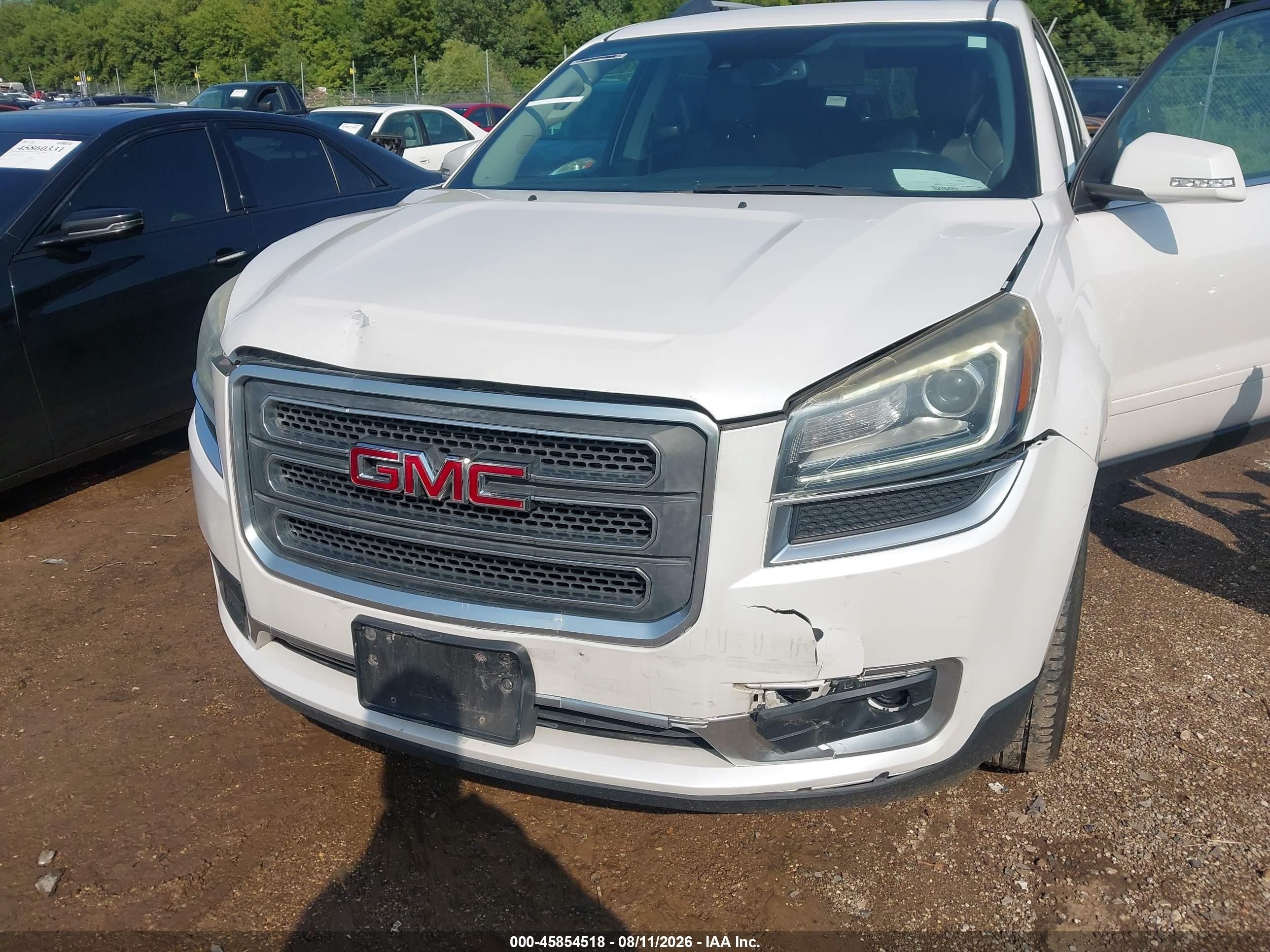 2016 Gmc Acadia VIN 1GKKVRKD0GJ170897 IAAI salvage auction — Front End, Salvage (Illinois), sold $975 on 2026-09-26 (photo 6)