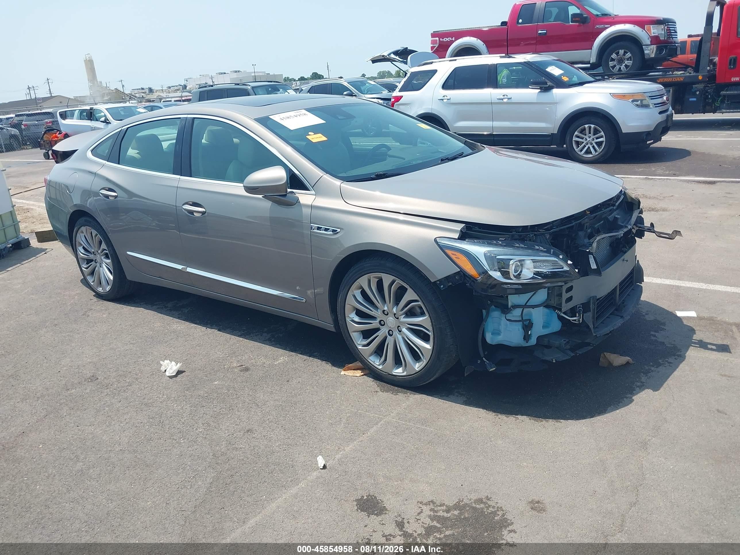 2017 Buick LaCrosse VIN 1G4ZS5SS8HU160852 IAAI salvage auction — Front End, Salvage (Missouri), sold $2,600 on 2026-10-07 (photo 1)