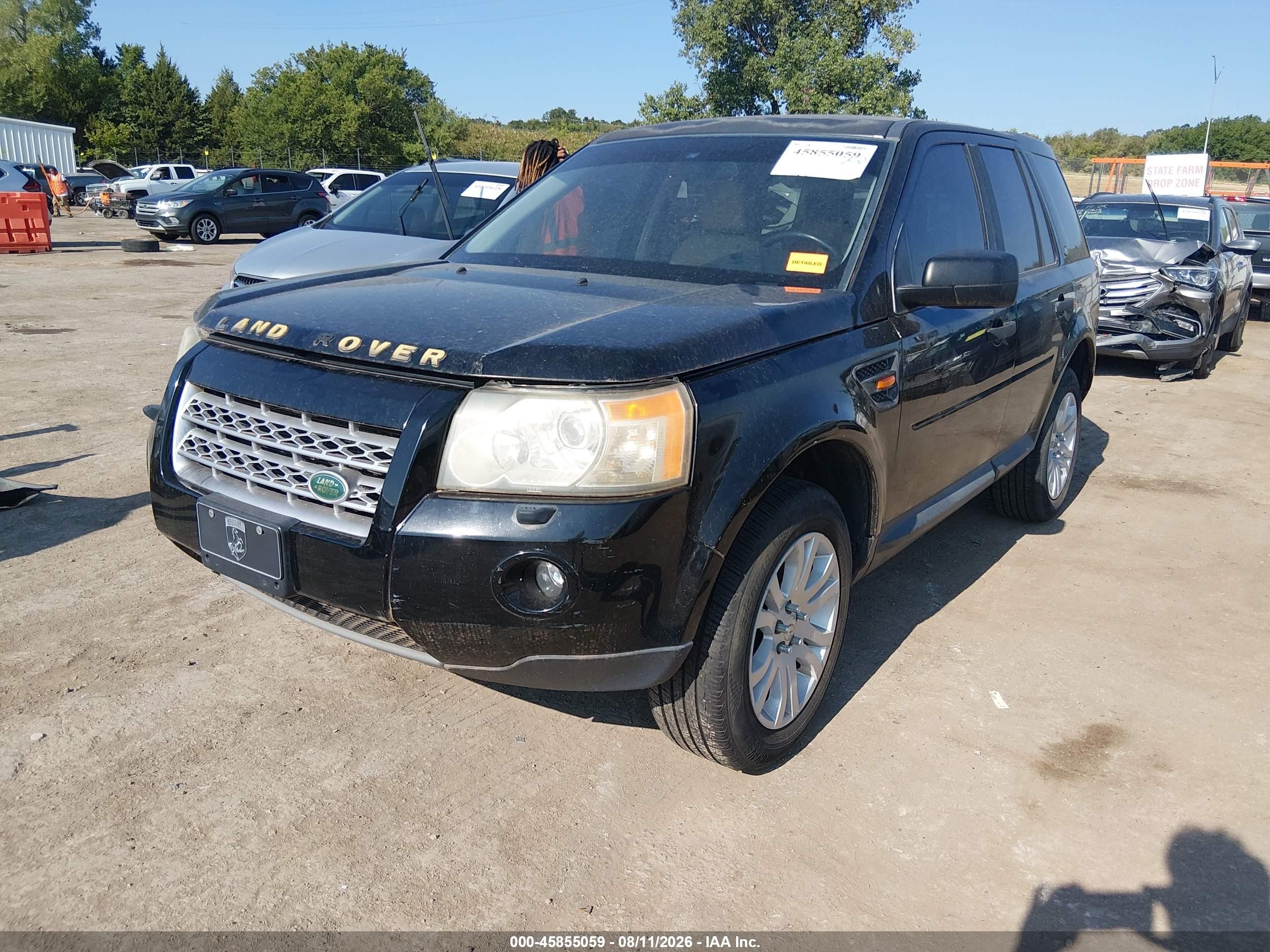 2008 Land Rover LR2 VIN SALFS24N98H043957 IAAI salvage auction — Electrical, Clear (Oklahoma), sold $375 on 2026-09-12 (photo 2)
