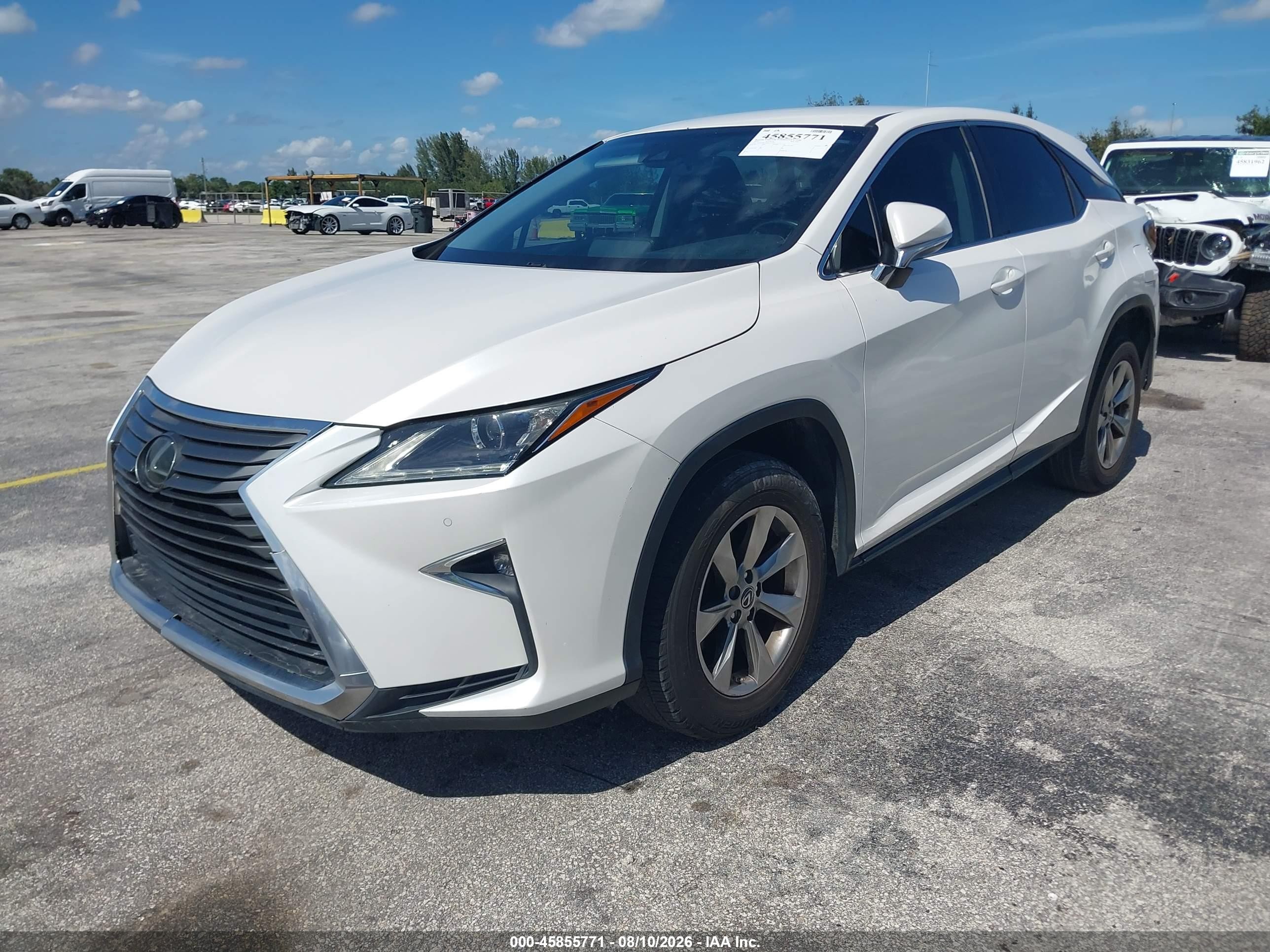2019 Lexus Rx VIN 2T2ZZMCA4KC140386 IAAI salvage auction — Rear End, Clear (Florida), sold $20,750 on 2026-08-24 (photo 2)