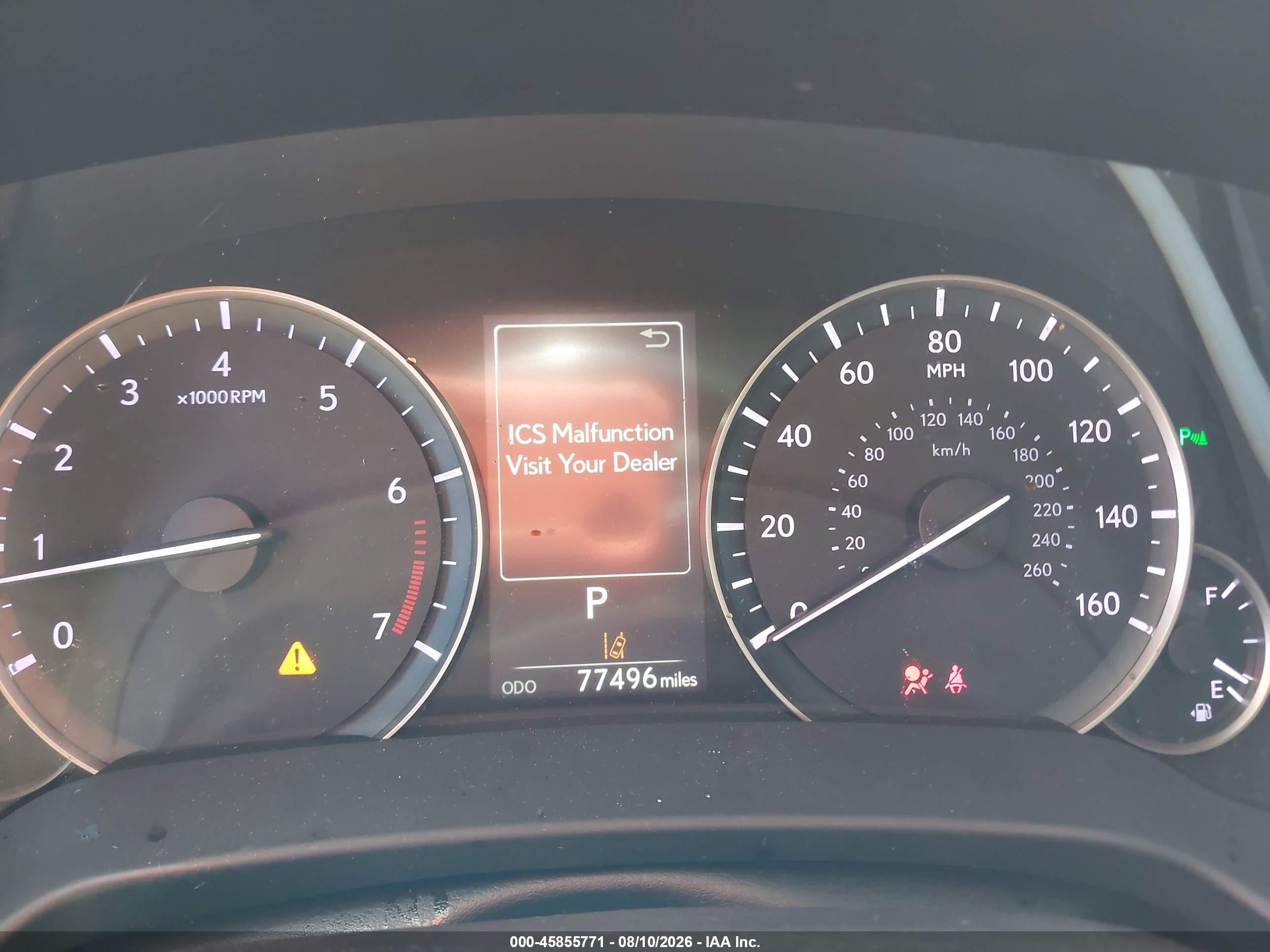 2019 Lexus Rx VIN 2T2ZZMCA4KC140386 IAAI salvage auction — Rear End, Clear (Florida), sold $20,750 on 2026-08-24 (photo 7)