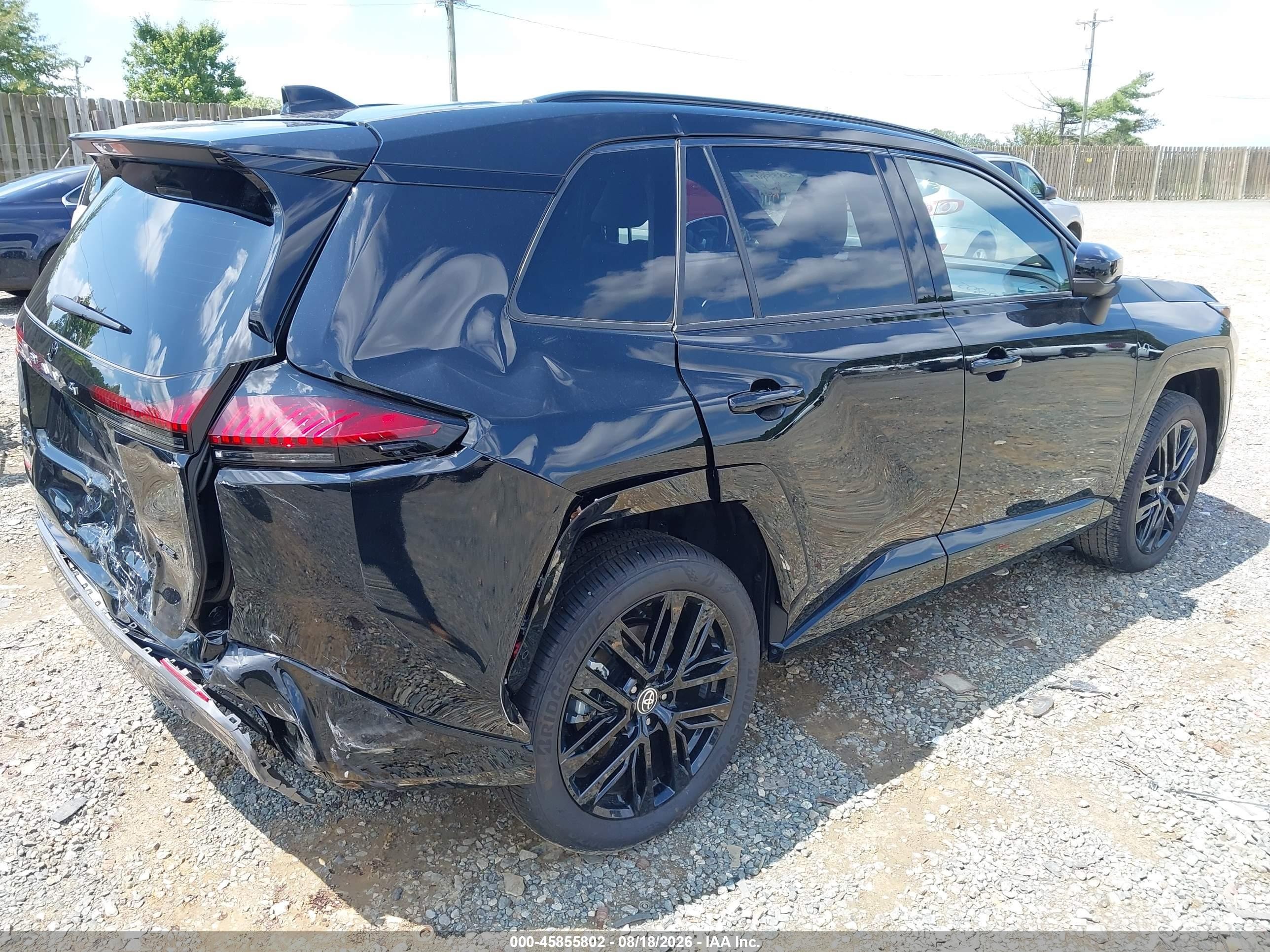 2026 Toyota RAV4 VIN JTM7ERAVXTD003578 IAAI salvage auction — Rear End, Salvage (Virginia), sold $29,750 on 2026-09-12 (photo 4)