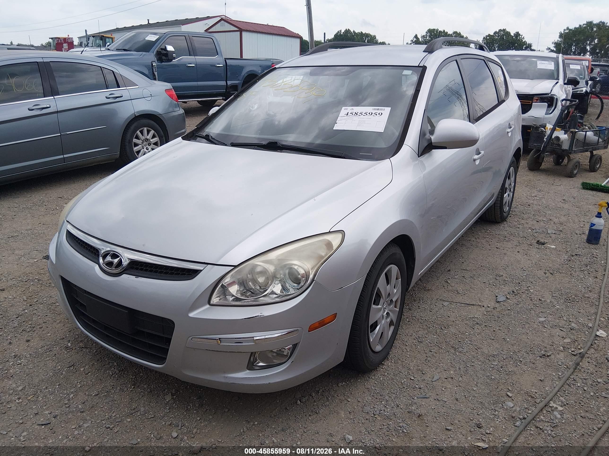2010 Hyundai Elantra VIN KMHDC8AE8AU064407 IAAI salvage auction — Unknown, Clear (Indiana), sold $325 on 2026-09-09 (photo 2)