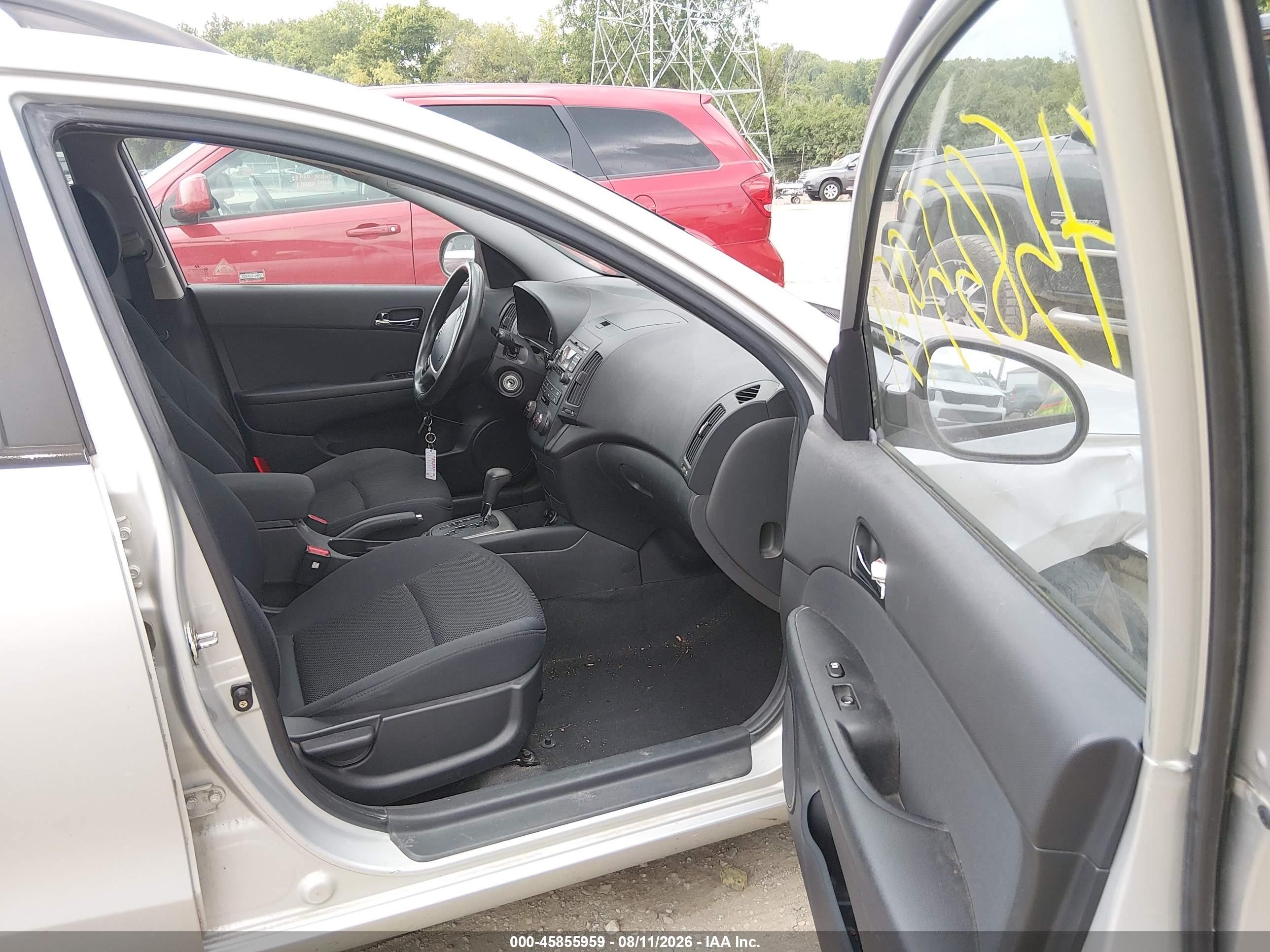 2010 Hyundai Elantra VIN KMHDC8AE8AU064407 IAAI salvage auction — Unknown, Clear (Indiana), sold $325 on 2026-09-09 (photo 5)