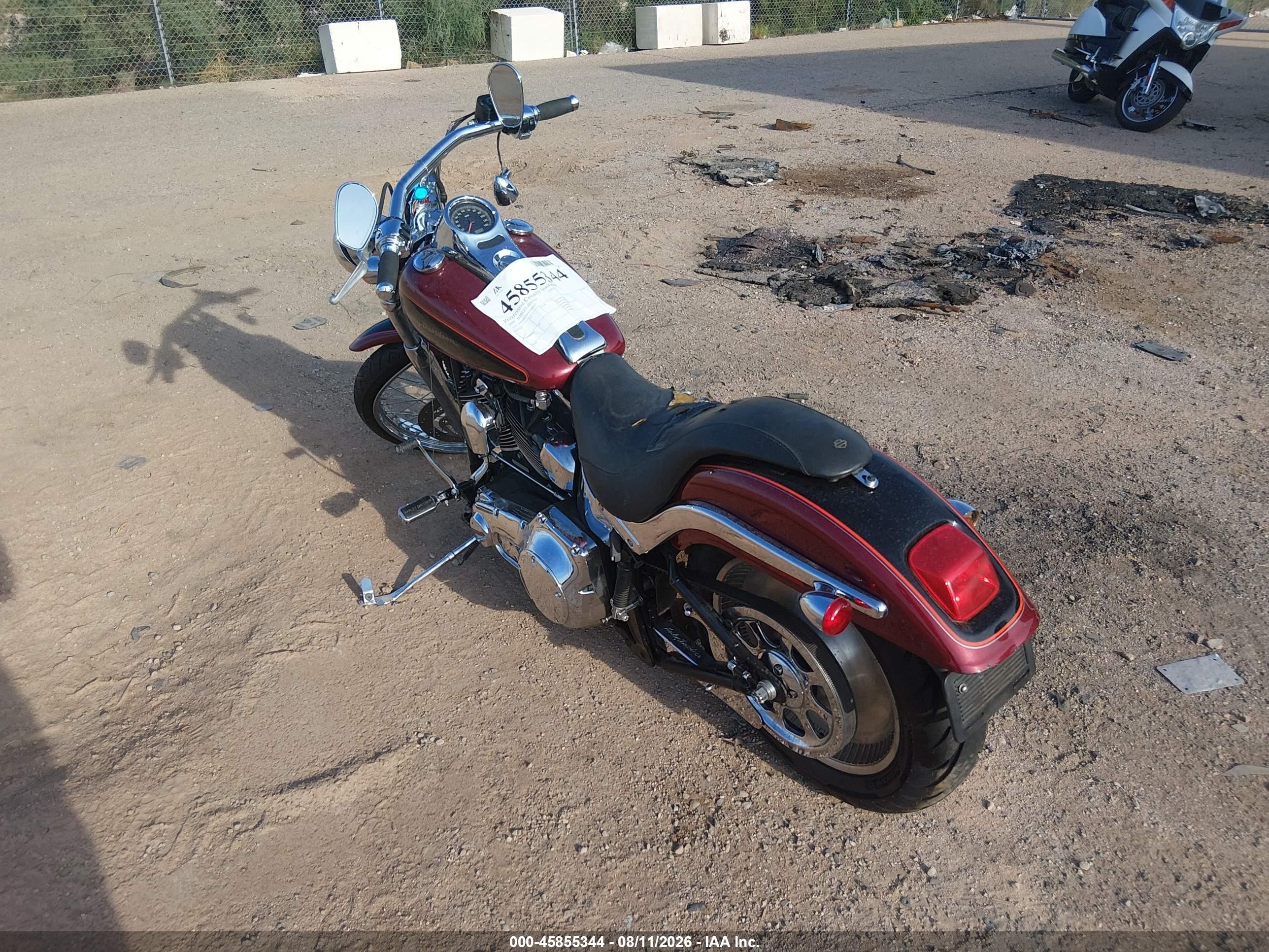 2000 Harley-davidson Fxstd VIN 1HD1BSY60YY058317 IAAI salvage auction — Front End, Salvage (Arizona), sold $475 on 2026-09-08 (photo 4)