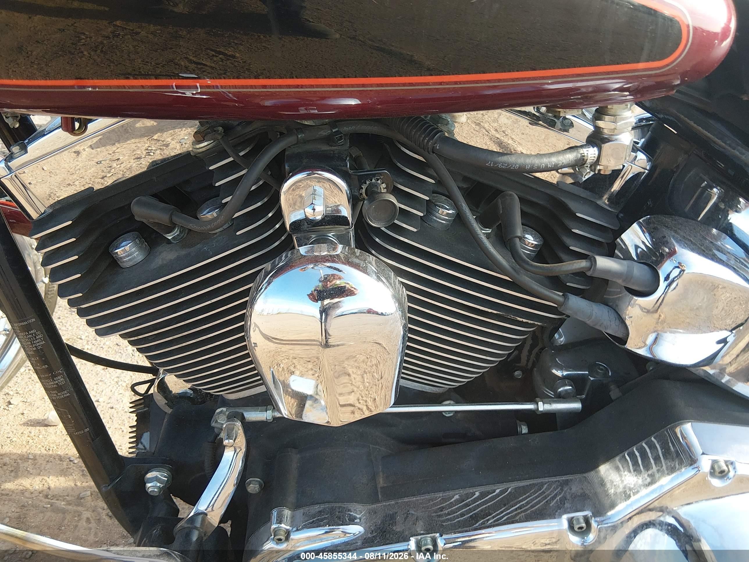 2000 Harley-davidson Fxstd VIN 1HD1BSY60YY058317 IAAI salvage auction — Front End, Salvage (Arizona), sold $475 on 2026-09-08 (photo 8)