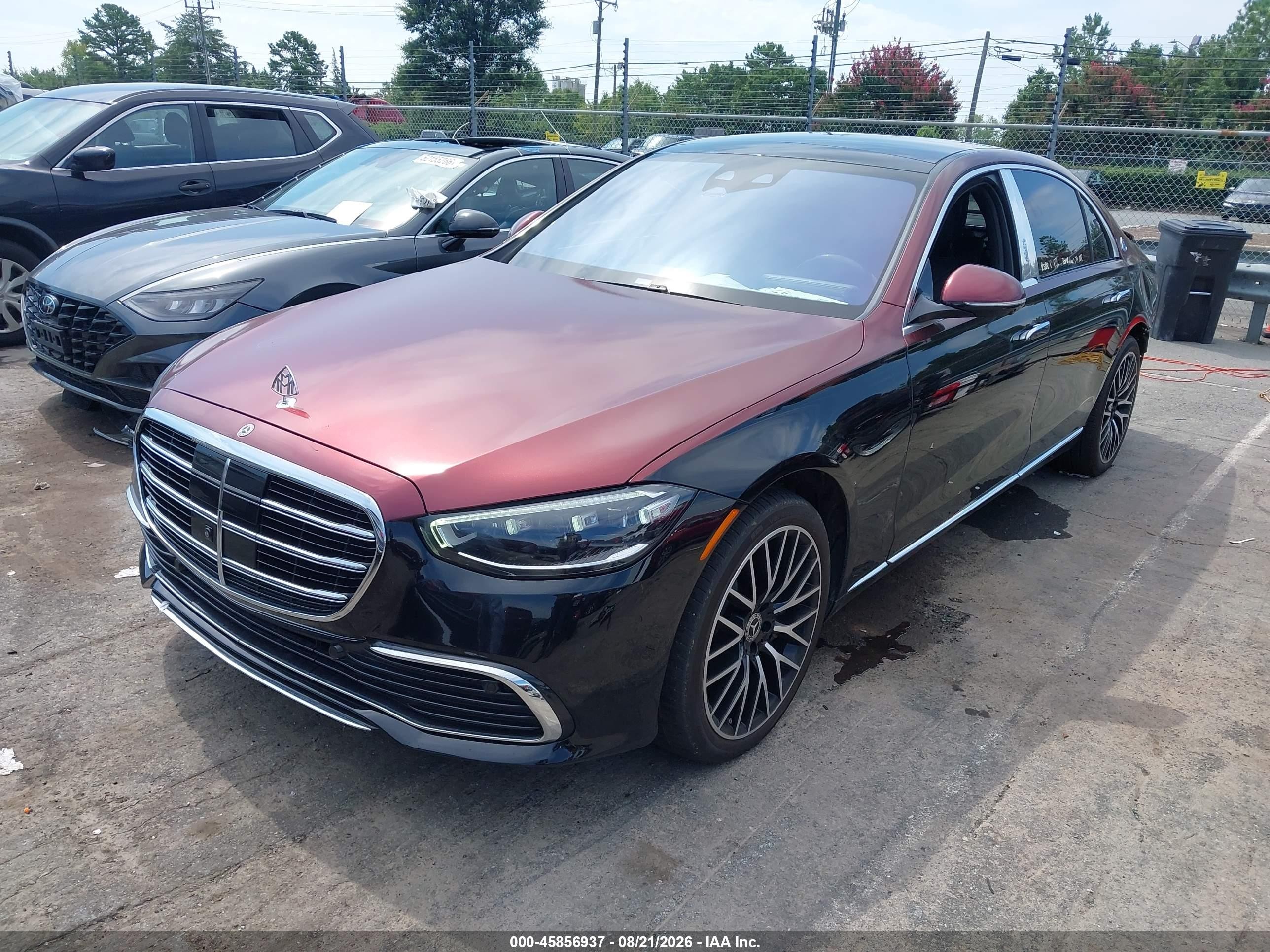 2023 Mercedes-benz S-klasse VIN W1K6G7GB7PA168248 IAAI salvage auction — Rear End, Salvage (North Carolina), sold $38,750 on 2026-09-03 (photo 2)