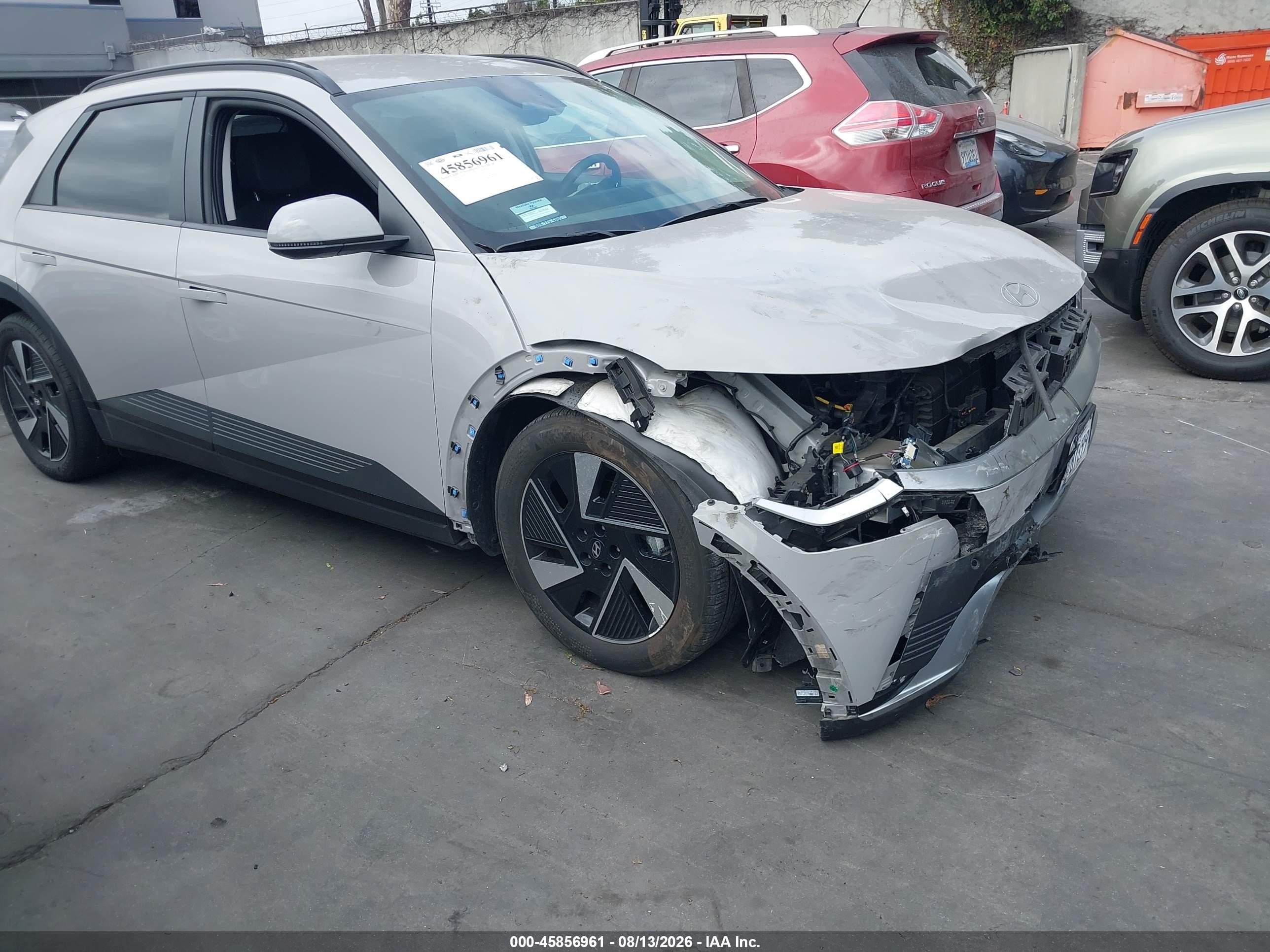 2025 Hyundai Ioniq 5 VIN 7YAKN4DA0SY015454 IAAI salvage auction — Unknown, Salvage Certificate (California), sold $11,300 on 2026-09-13 (photo 1)