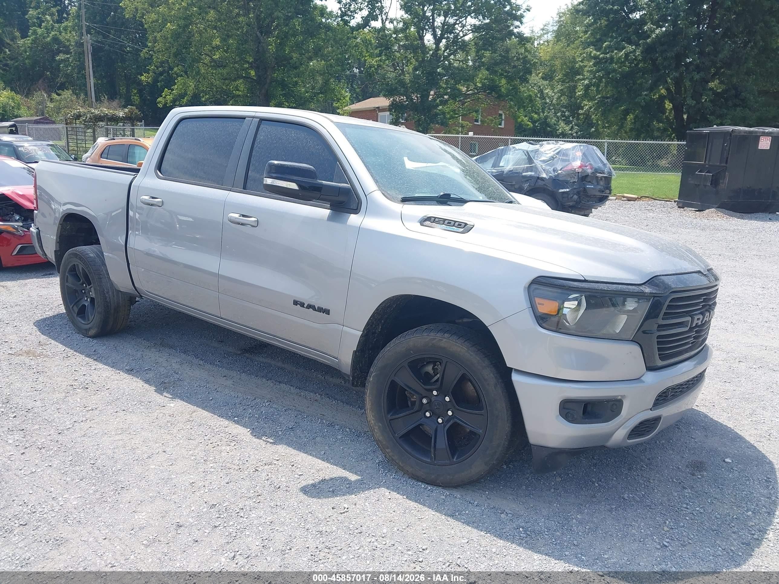 2021 Ram 1500 VIN 1C6SRFFT7MN555904 — IAAI salvage auction photo
