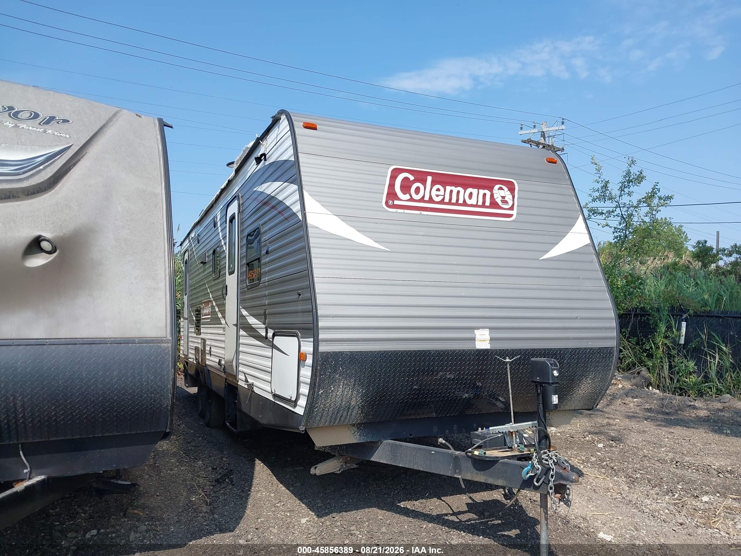 2017 Coleman Lanter VIN 4YDT26321HM934600 IAAI salvage auction — Unknown, Clear (Michigan), sold $3,100 on 2026-09-10 (photo 1)