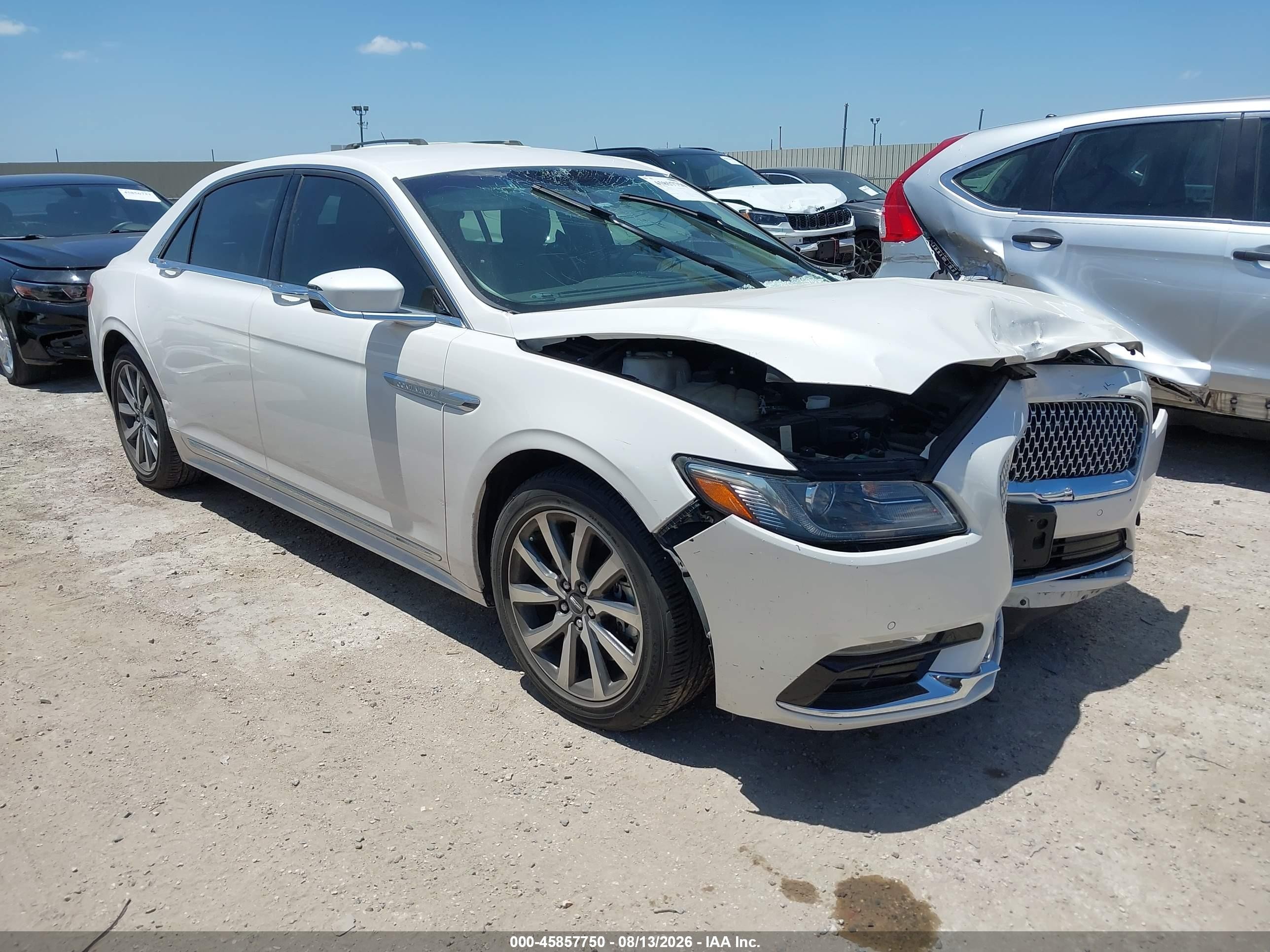 2018 Lincoln Continental VIN 1LN6L9PKXJ5616737 — IAAI salvage auction photo