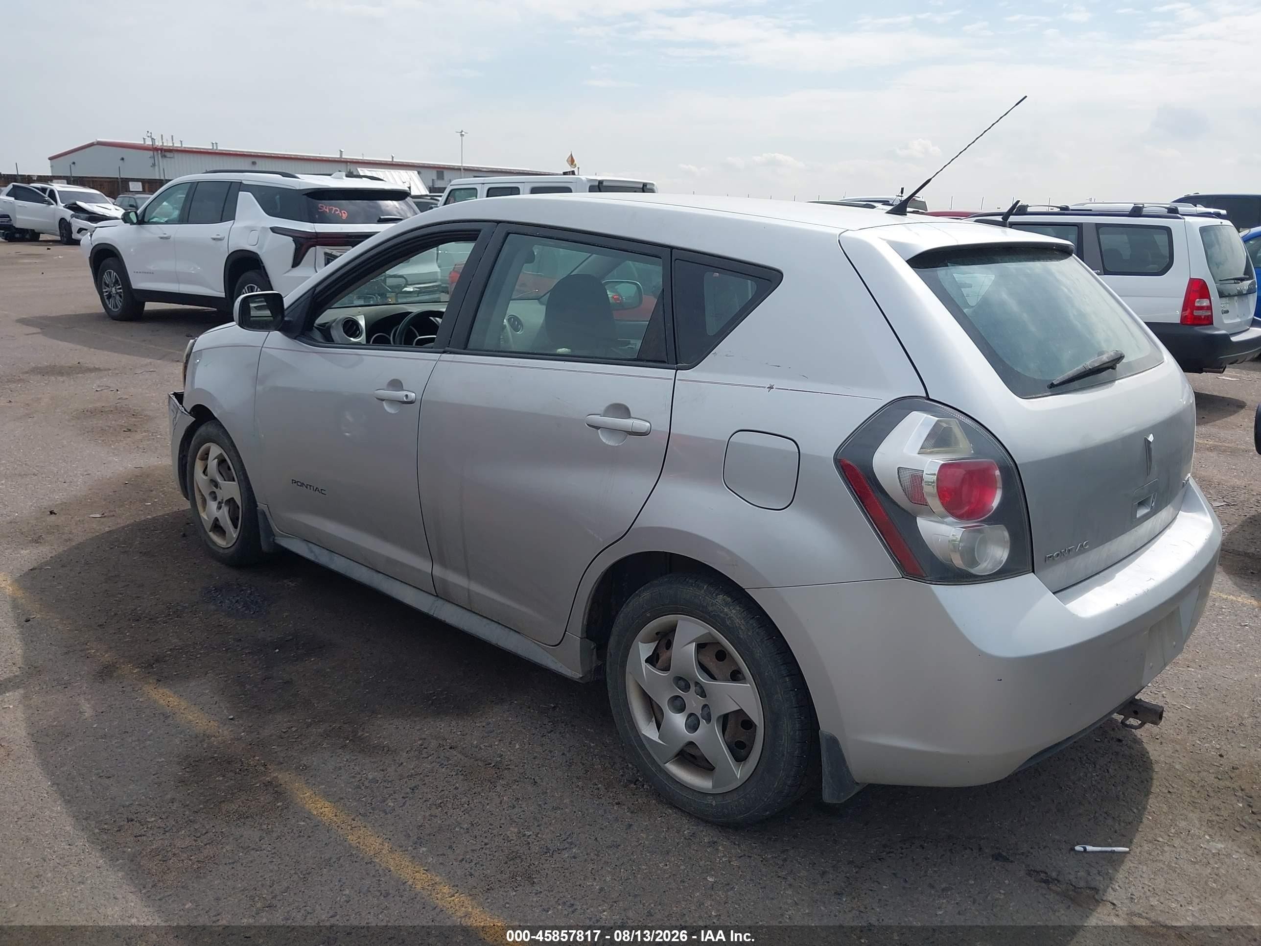 2009 Pontiac Vibe VIN 5Y2SP678X9Z476008 IAAI salvage auction — Unknown, Salvage (Colorado), sold $350 on 2026-09-21 (photo 3)