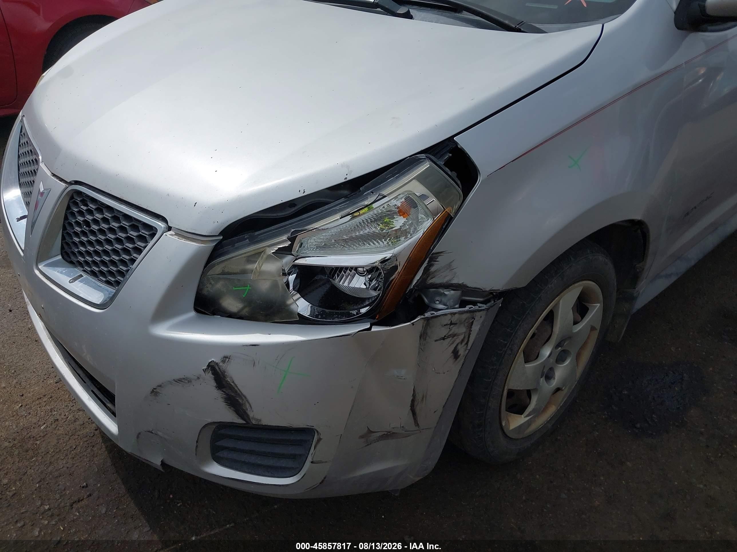 2009 Pontiac Vibe VIN 5Y2SP678X9Z476008 IAAI salvage auction — Unknown, Salvage (Colorado), sold $350 on 2026-09-21 (photo 6)