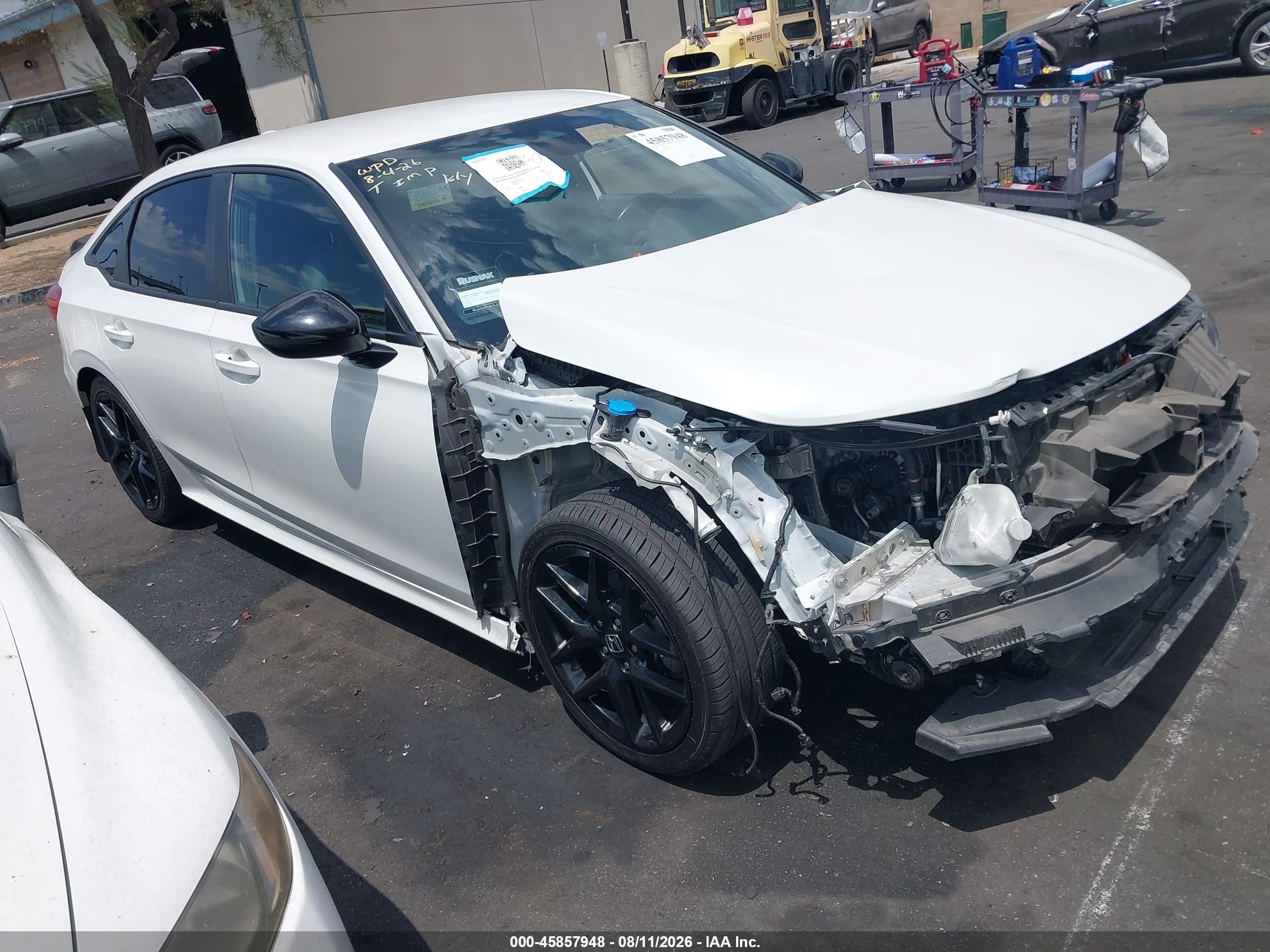 2023 Honda Civic VIN 2HGFE2F55PH557634 — IAAI salvage auction photo