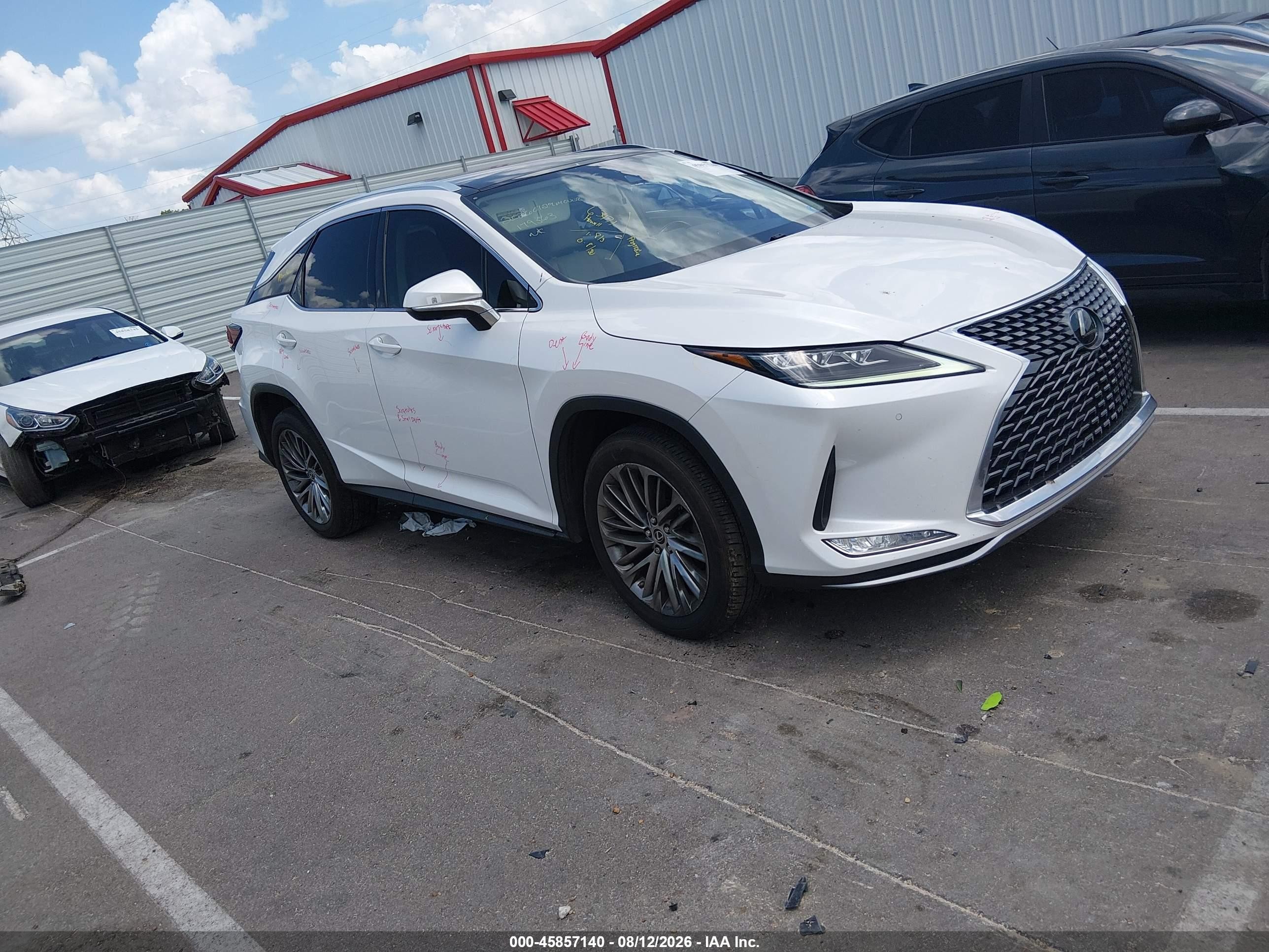 2020 Lexus RX 350 VIN 2T2JZMAA6LC179563 — IAAI salvage auction photo