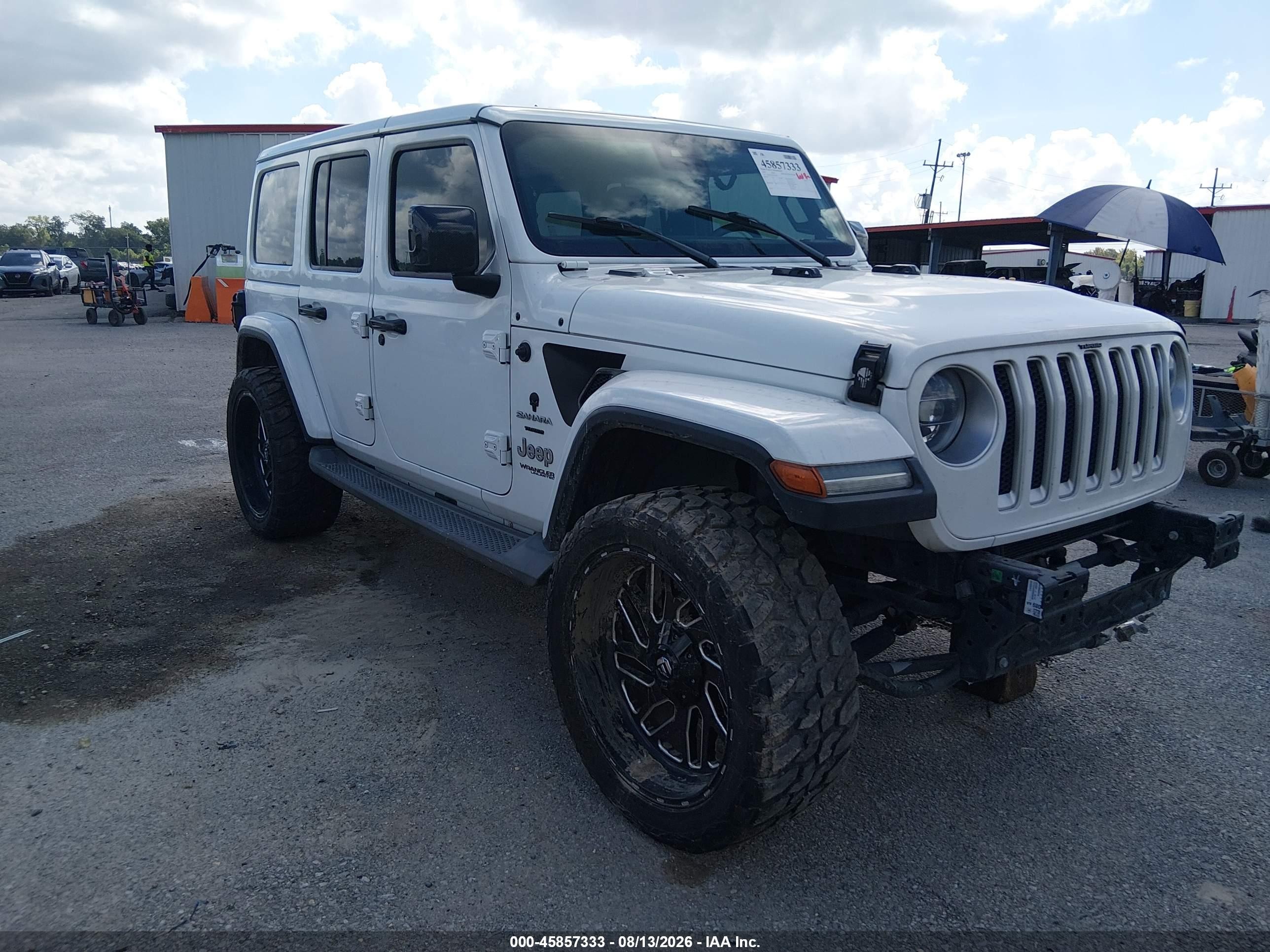 2019 Jeep Wrangler Unlimited VIN 1C4HJXEN3KW510663 — IAAI salvage auction photo