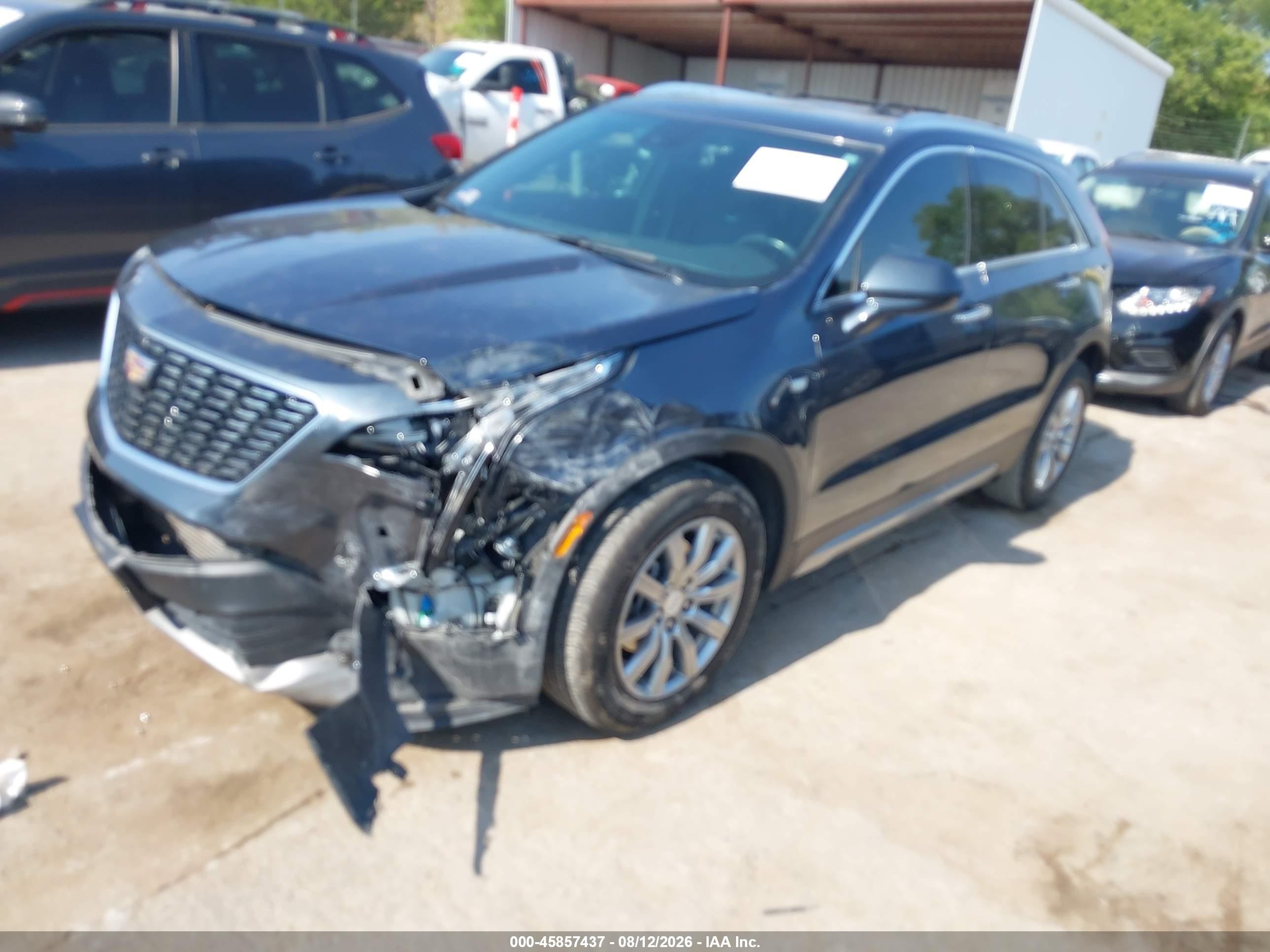 2020 Cadillac XT4 VIN 1GYFZCR43LF067680 IAAI salvage auction — Front End, Salvage (Oklahoma), sold $4,350 on 2026-09-24 (photo 2)