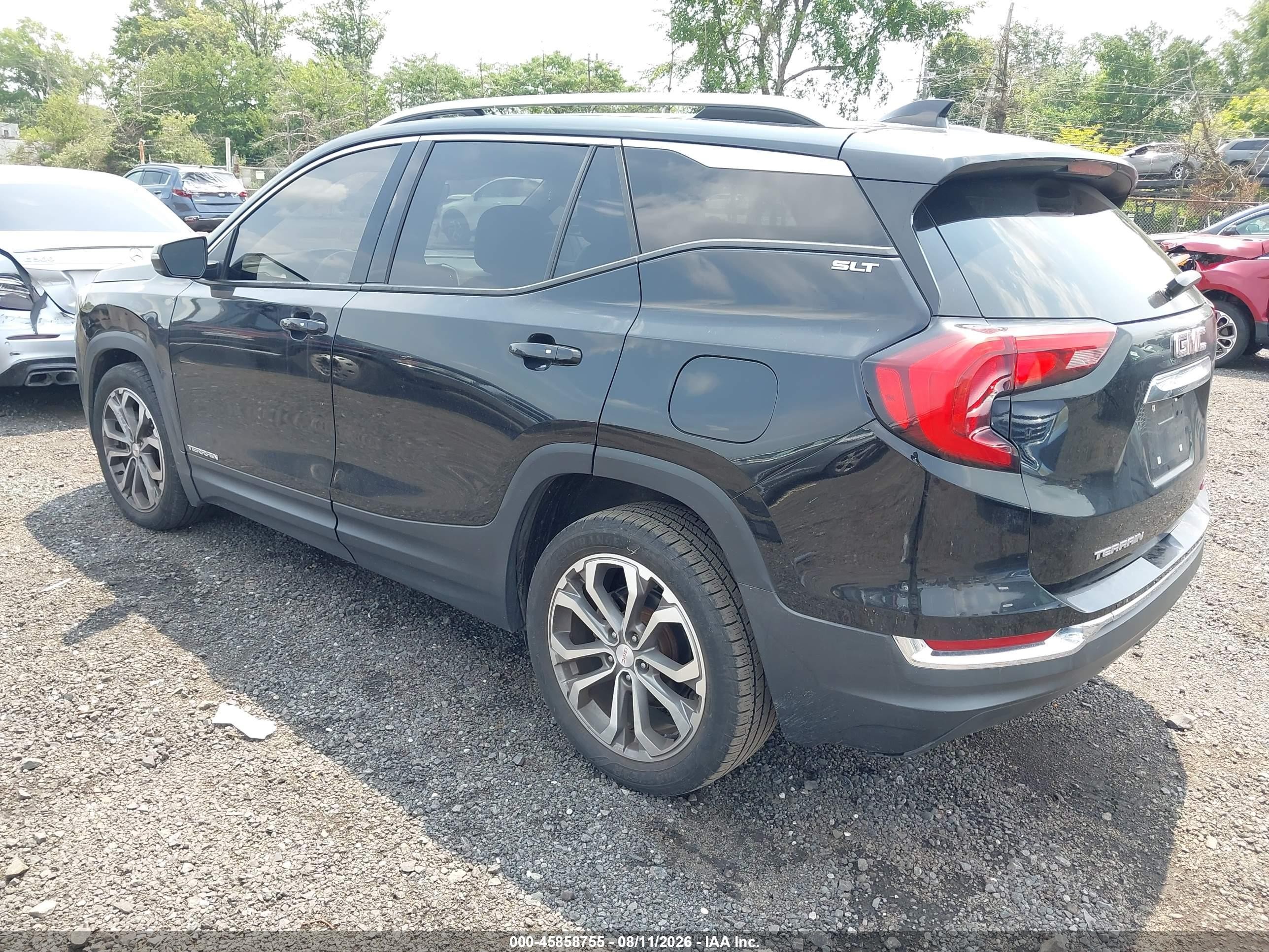 2019 Gmc Terrain VIN 3GKALPEV9KL179738 IAAI salvage auction — Front End, Salvage (New Jersey), sold $4,300 on 2026-09-11 (photo 3)