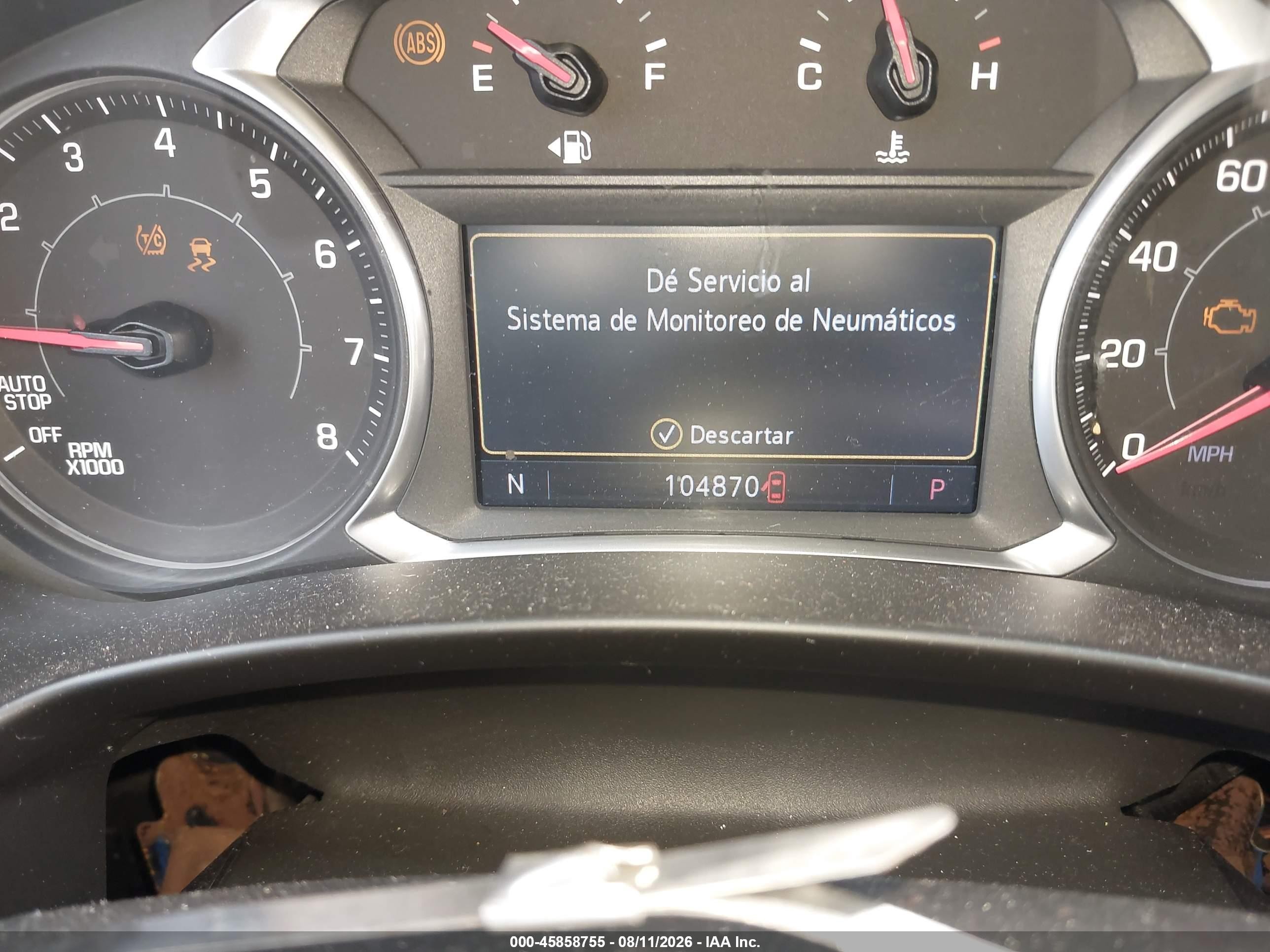 2019 Gmc Terrain VIN 3GKALPEV9KL179738 IAAI salvage auction — Front End, Salvage (New Jersey), sold $4,300 on 2026-09-11 (photo 7)