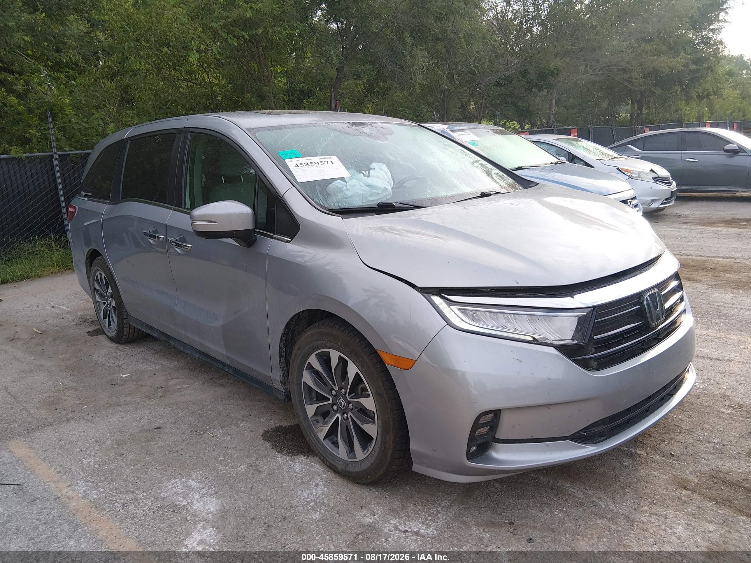 2023 Honda Odyssey VIN 5FNRL6H68PB011978 — IAAI salvage auction photo