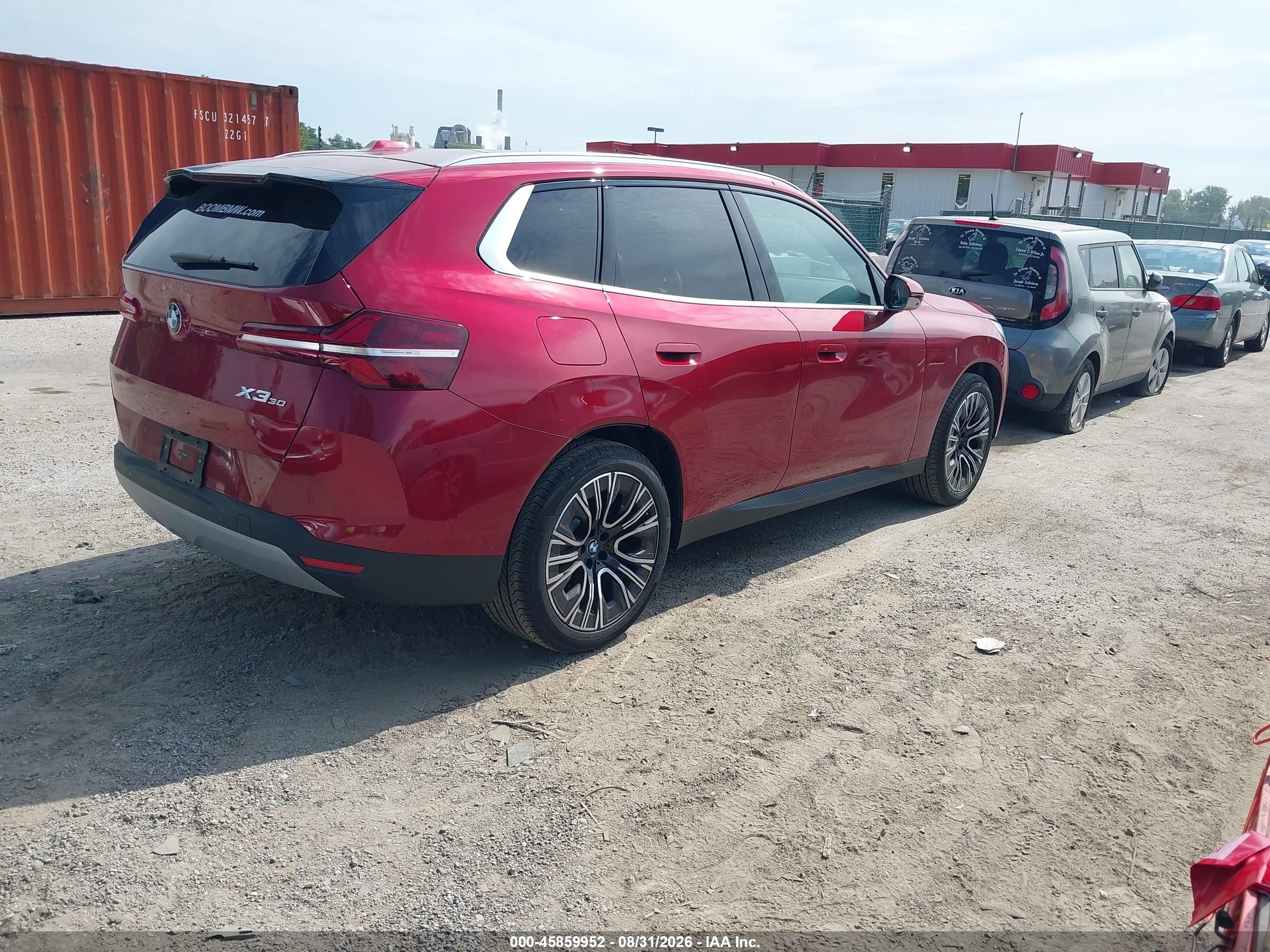 2026 BMW X3 VIN 5UX53GP01T9348416 IAAI salvage auction — Unknown, Salvage - Greater Than 75% (Maryland), sold $26,500 on 2026-09-11 (photo 4)