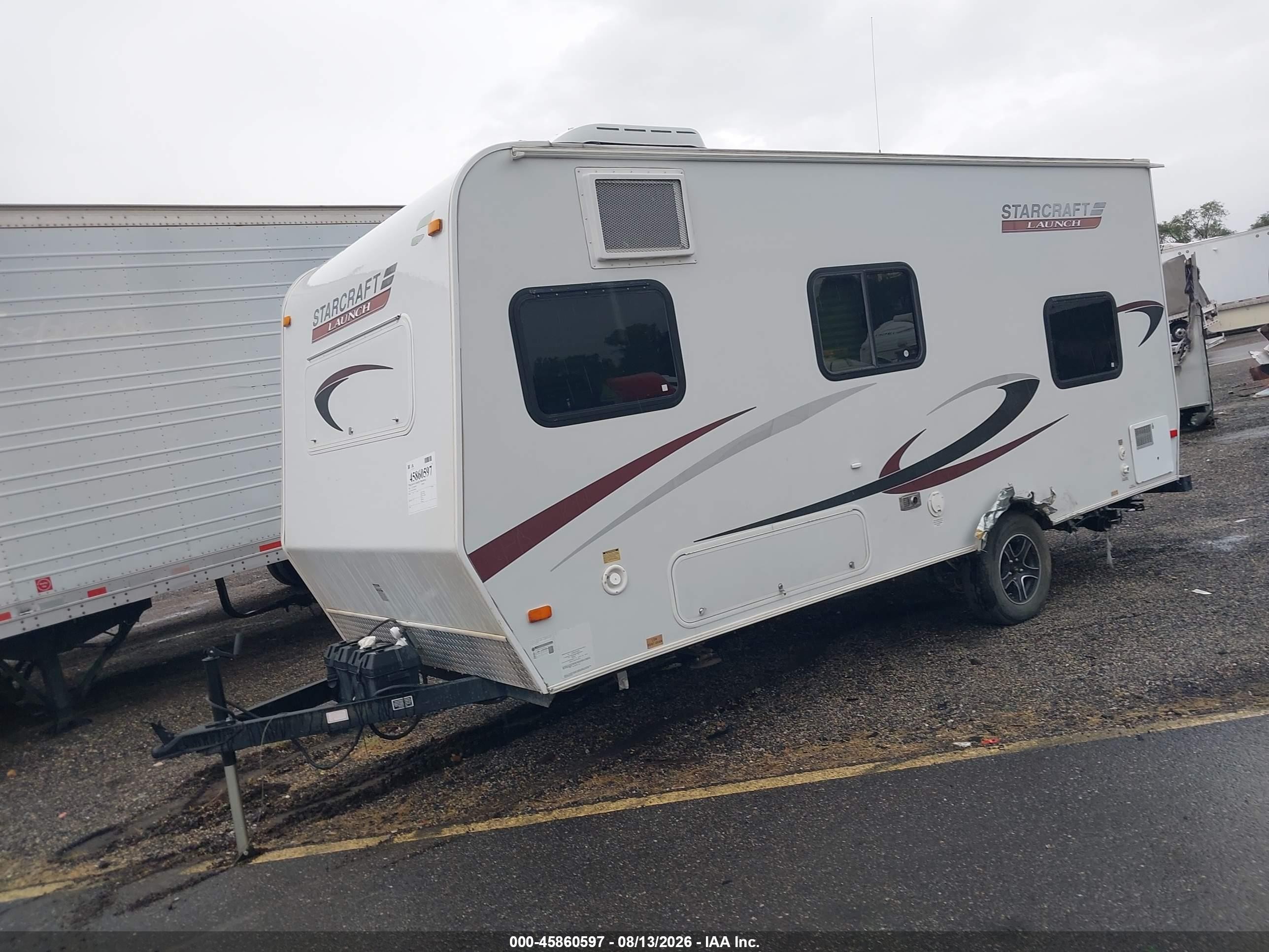 2012 Starcraft Launch VIN 1SABS0AJ9C2JW5087 IAAI salvage auction — Side, Salvage (Utah), sold $1,525 on 2026-09-09 (photo 2)