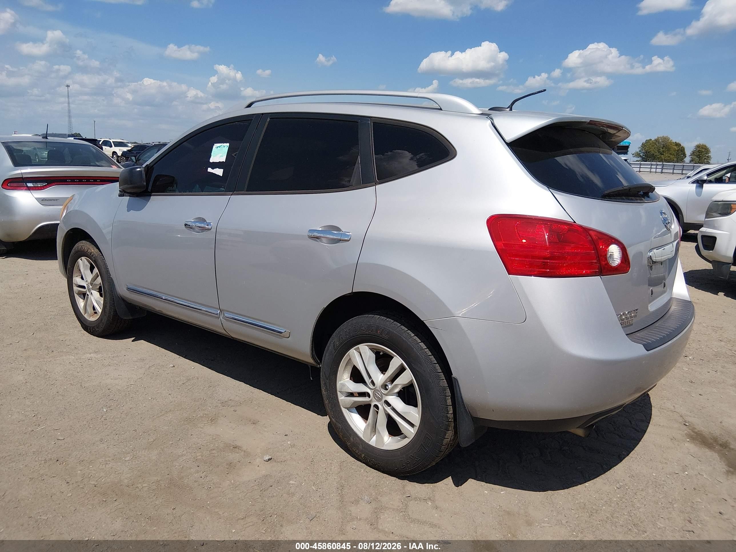 2015 Nissan Rogue VIN JN8AS5MT6FW156151 IAAI salvage auction — Normal Wear, Clear (Arkansas), sold $375 on 2026-09-09 (photo 3)