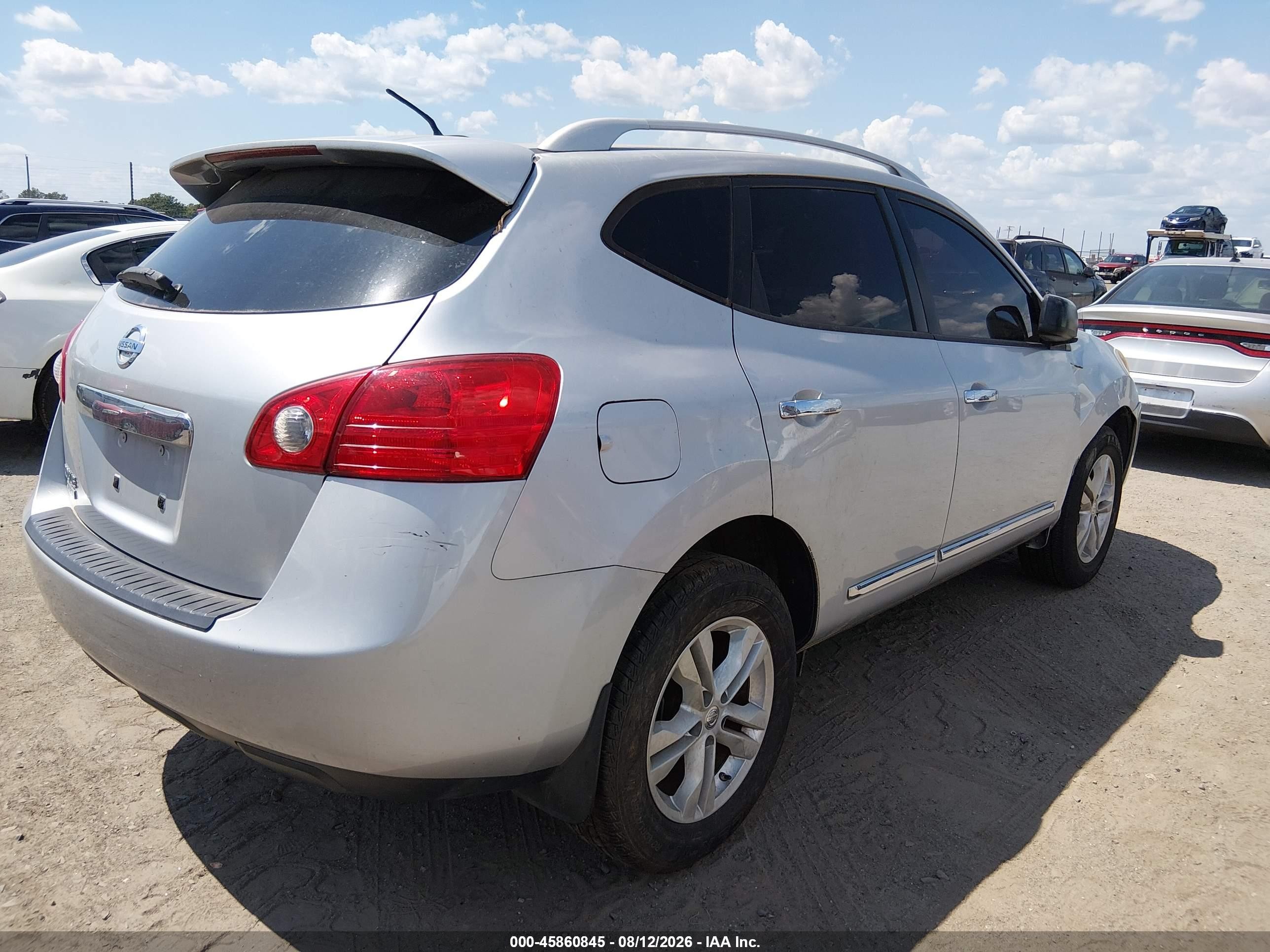 2015 Nissan Rogue VIN JN8AS5MT6FW156151 IAAI salvage auction — Normal Wear, Clear (Arkansas), sold $375 on 2026-09-09 (photo 4)