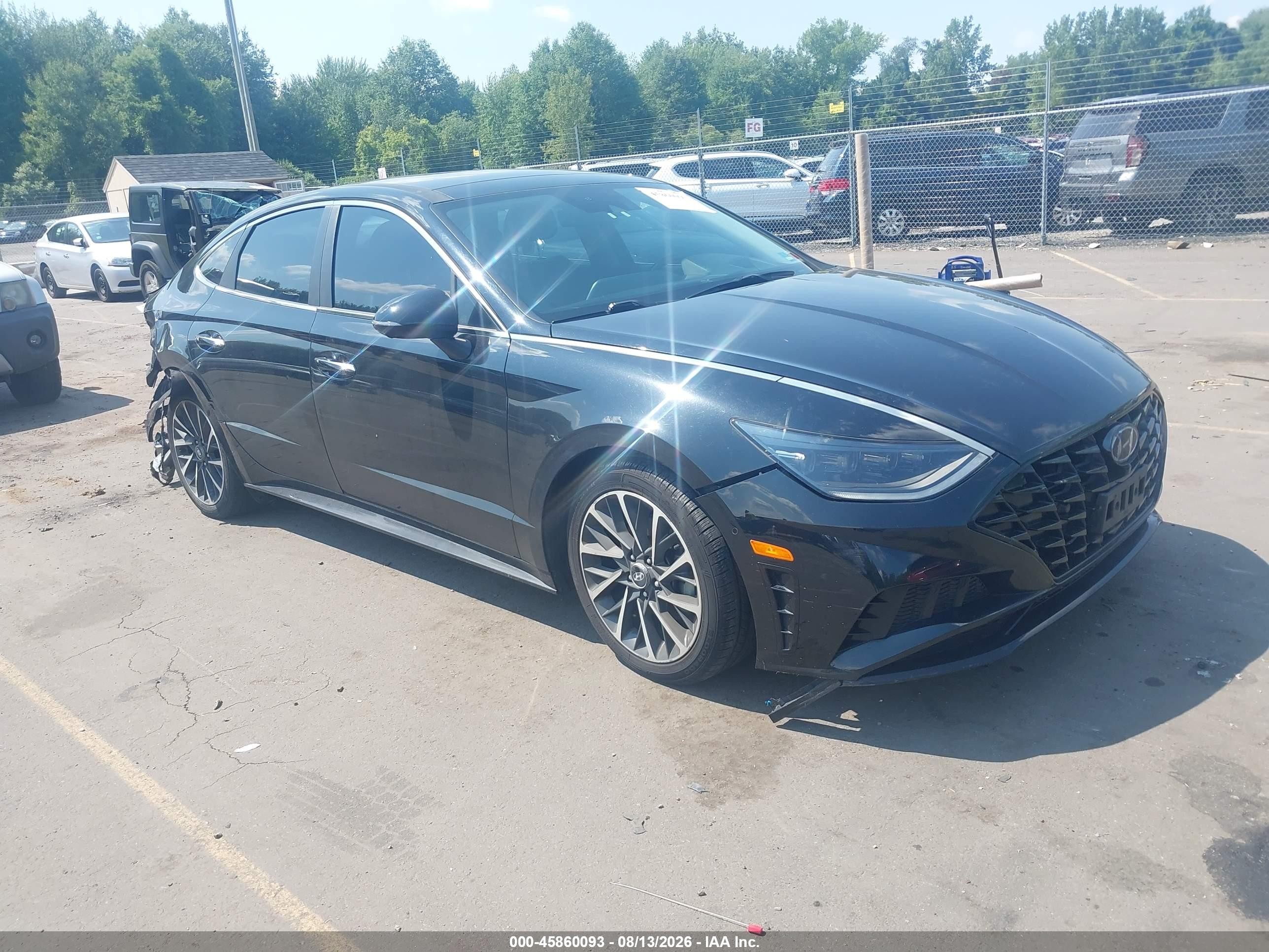 2020 Hyundai Sonata VIN 5NPEH4J27LH033672 — IAAI salvage auction photo