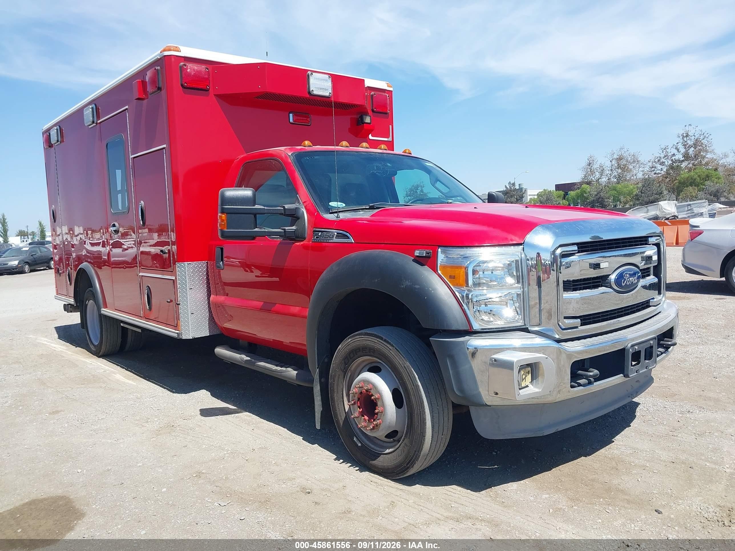 2013 Ford F-450 VIN 1FDUF4GT0DEB53957 — IAAI salvage auction photo