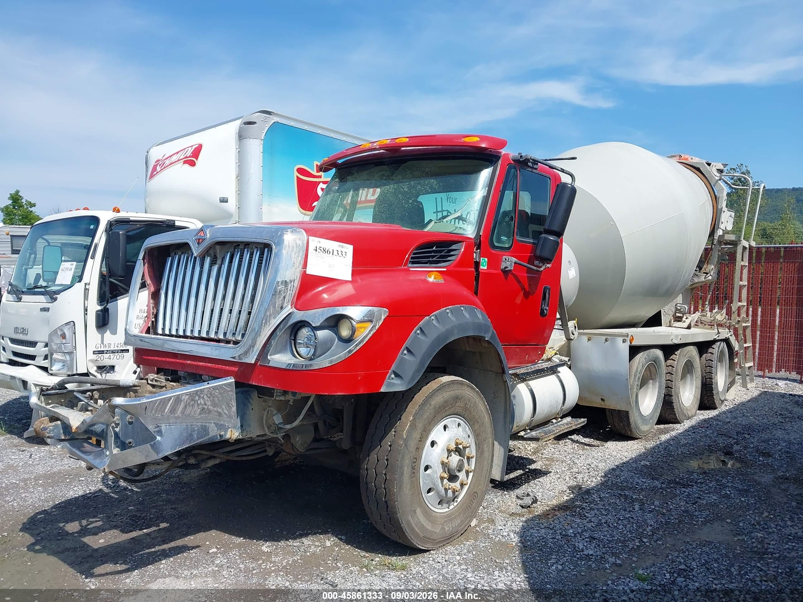 2016 International VIN 1HTGSSNTXGH738796 IAAI salvage auction — Rollover, Salvage - Greater Than 75% (Maryland), sold $6,500 on 2026-09-18 (photo 2)