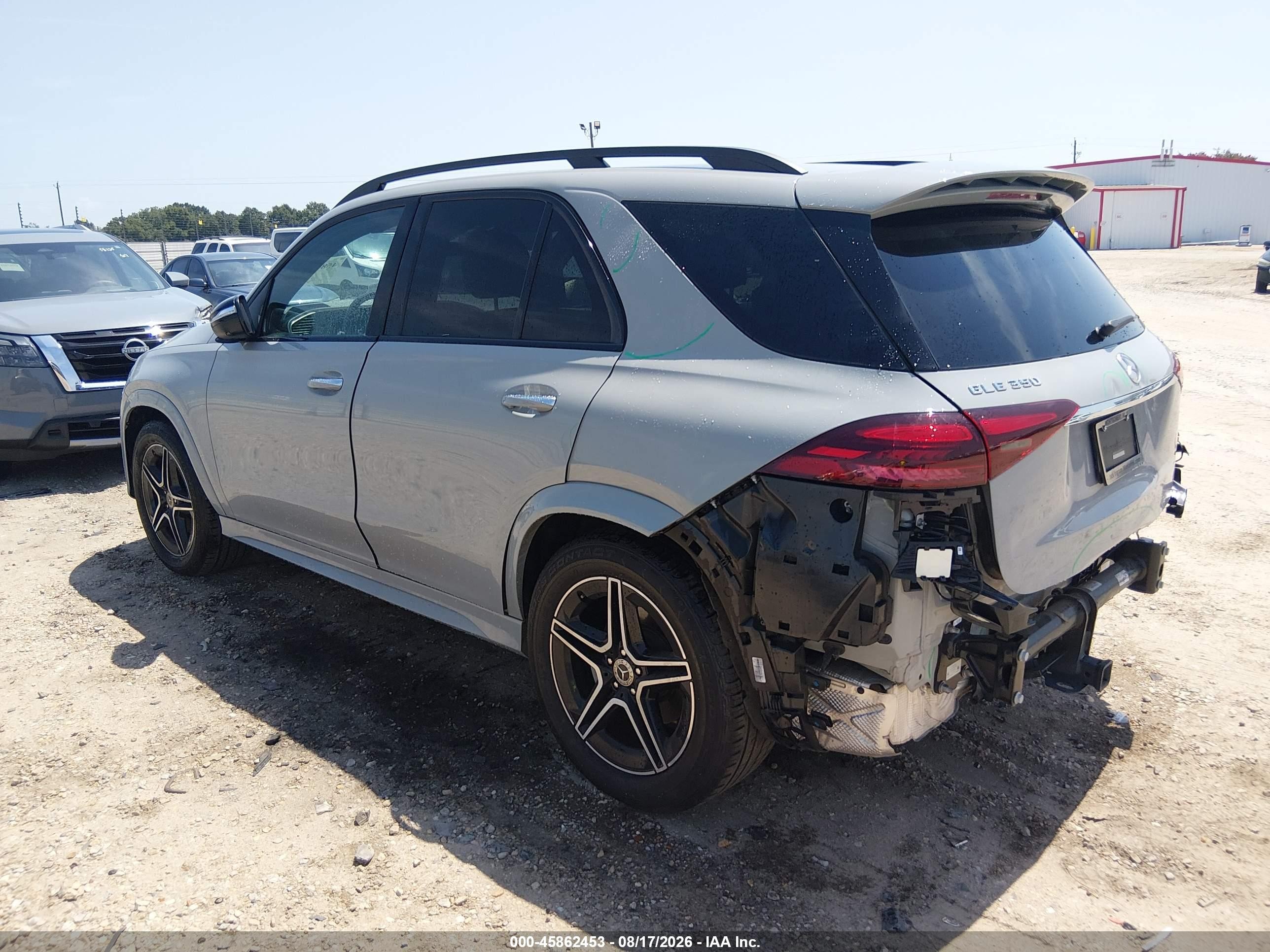 2024 Mercedes-Benz GLE-Class VIN 4JGFB4FB5RB115176 IAAI salvage auction — Rear End, Salvage (Alabama), sold $28,750 on 2026-08-31 (photo 3)