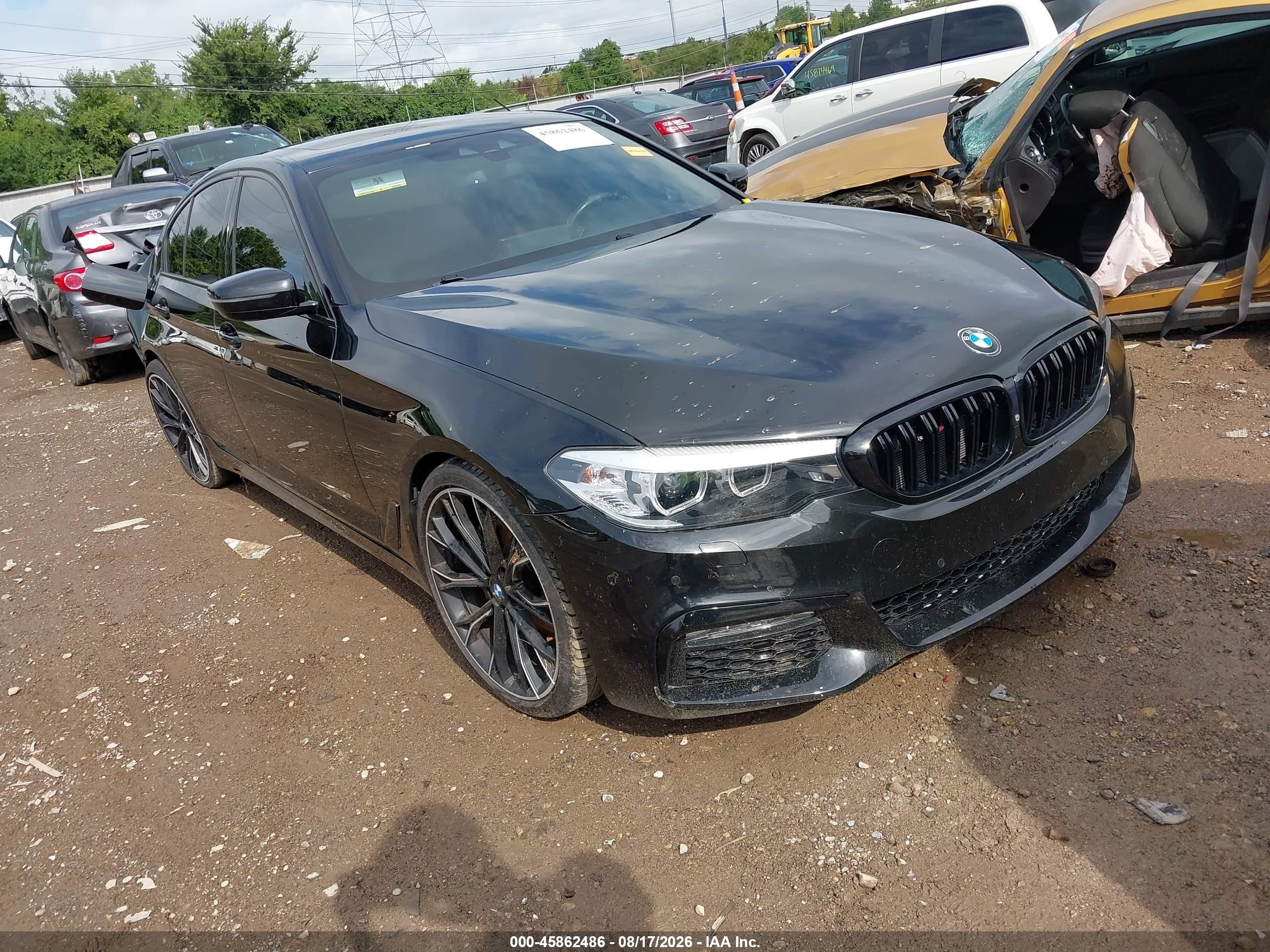 2018 BMW 5 Series VIN WBAJE7C55JWC57515 — IAAI salvage auction photo