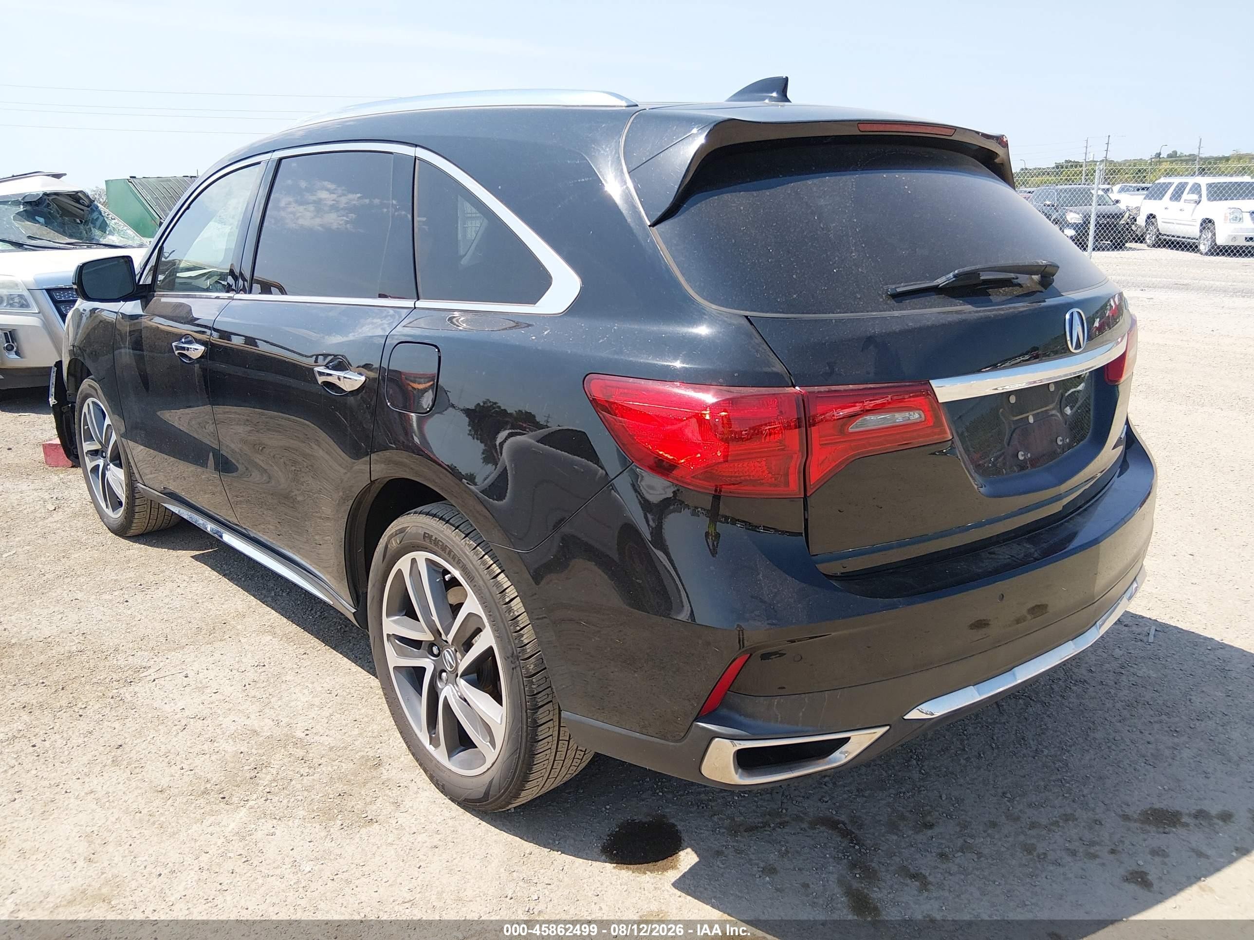 2017 Acura Mdx VIN 5FRYD4H90HB030936 IAAI salvage auction — Front End, Clear (Oklahoma), sold $6,900 on 2026-09-26 (photo 3)