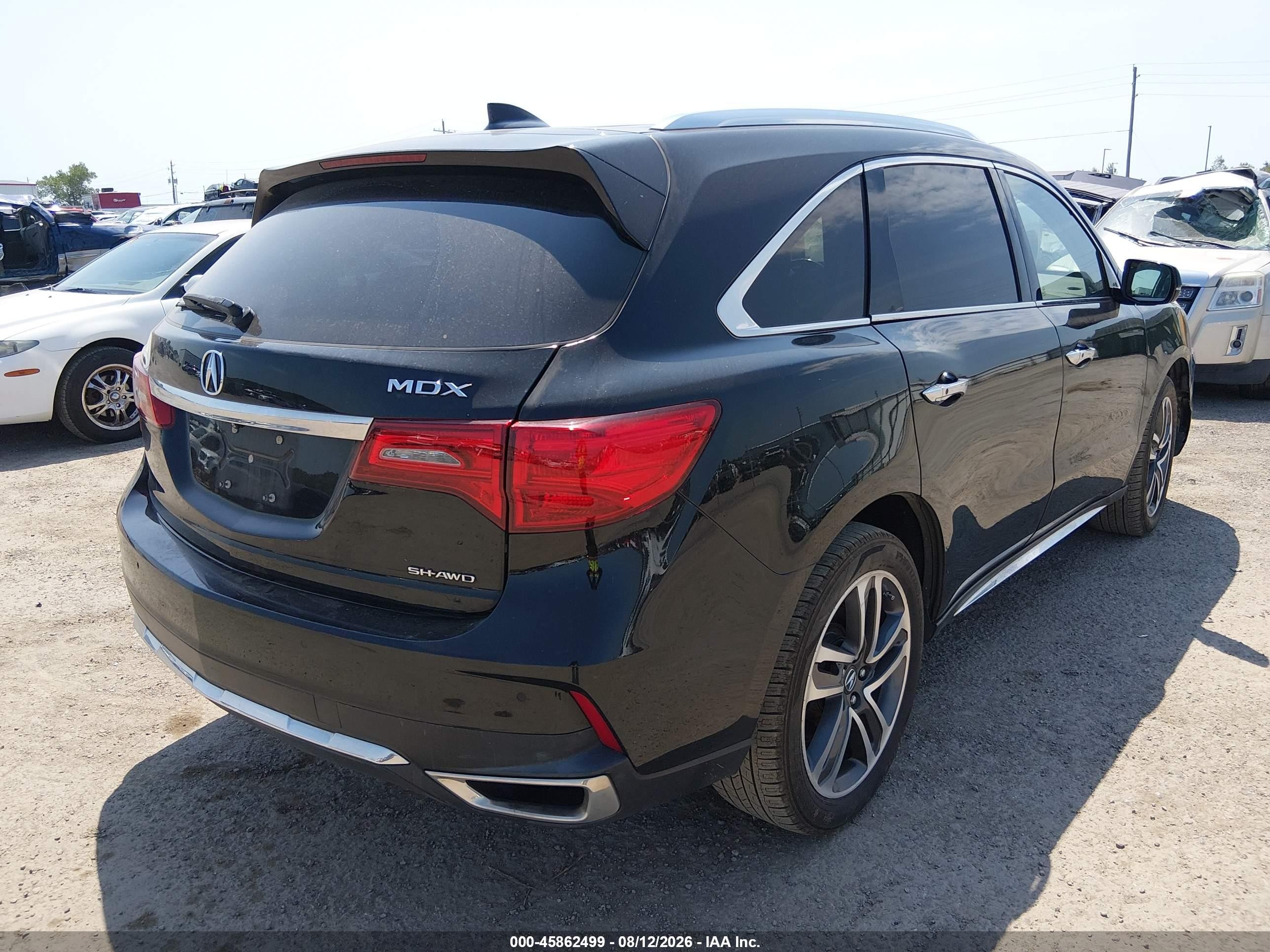 2017 Acura Mdx VIN 5FRYD4H90HB030936 IAAI salvage auction — Front End, Clear (Oklahoma), sold $6,900 on 2026-09-26 (photo 4)