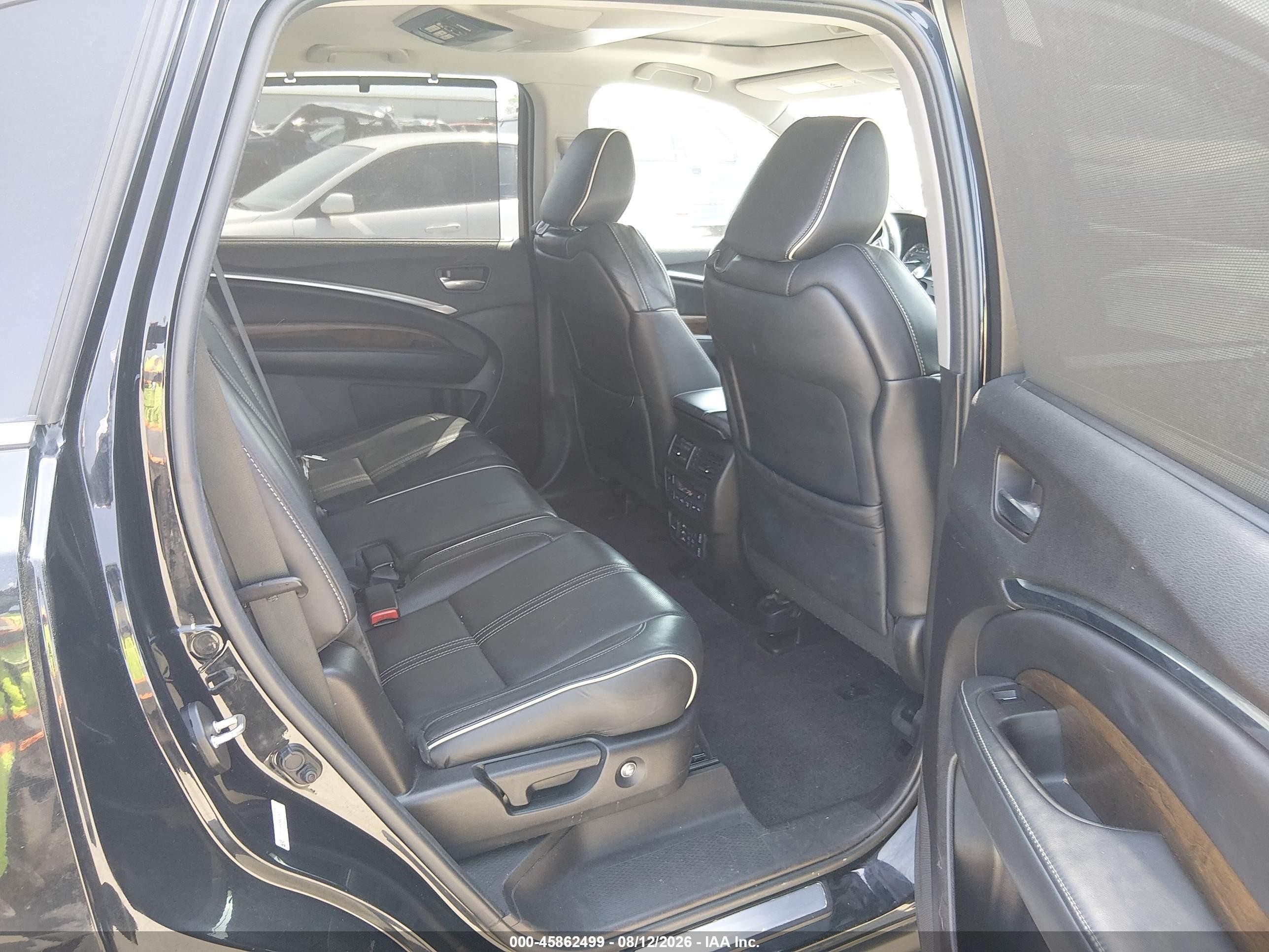 2017 Acura Mdx VIN 5FRYD4H90HB030936 IAAI salvage auction — Front End, Clear (Oklahoma), sold $6,900 on 2026-09-26 (photo 8)