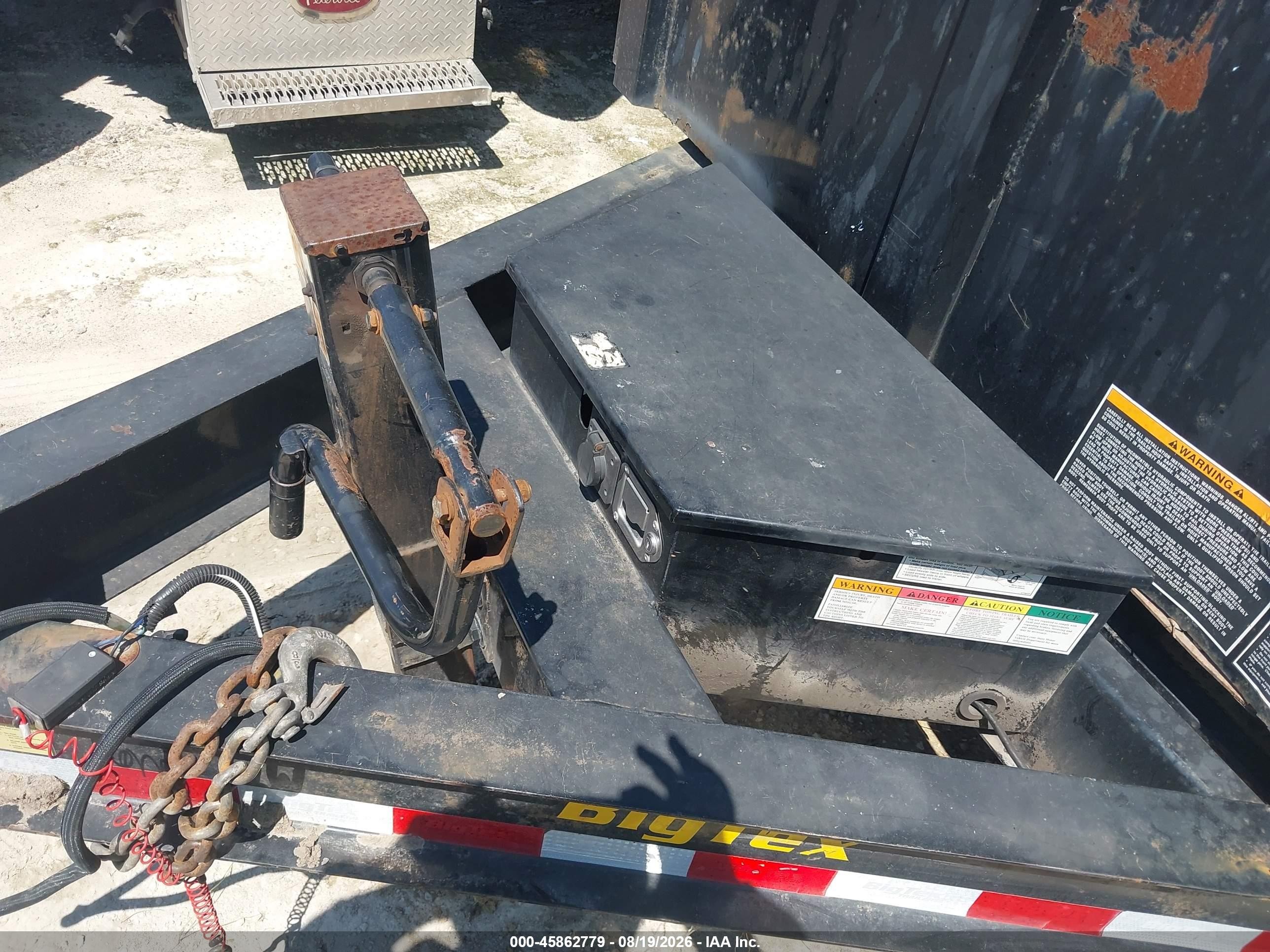 2021 Big Tex Trailer Co Inc Dump Trailer VIN 16V1D2127M5045731 IAAI salvage auction — Unknown, Salvage (North Carolina), sold $8,000 on 2026-09-23 (photo 7)