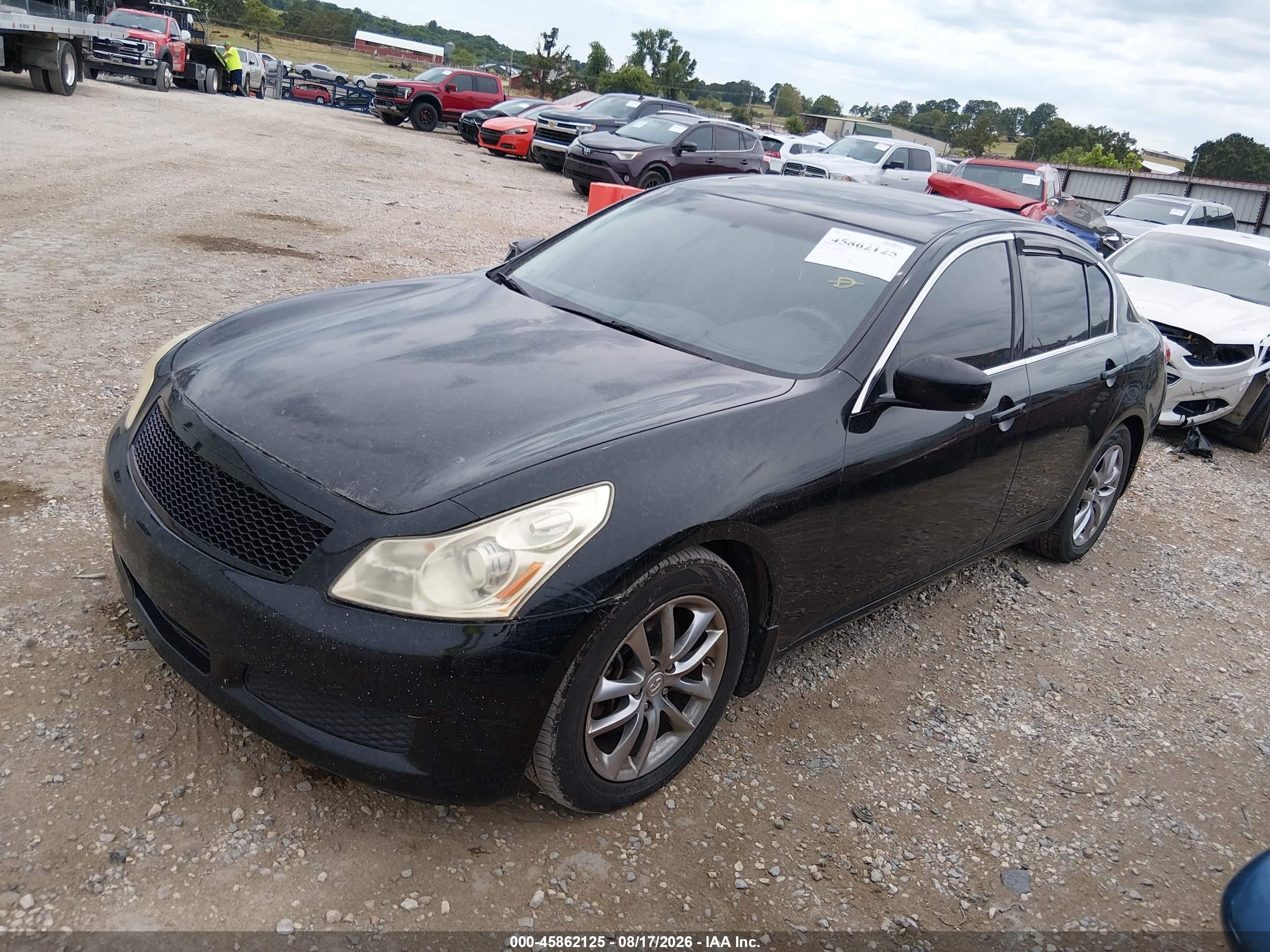 2009 Infiniti G37 VIN JNKCV61E89M013658 IAAI salvage auction — Normal Wear, Clear (Arkansas), sold $325 on 2026-09-03 (photo 2)