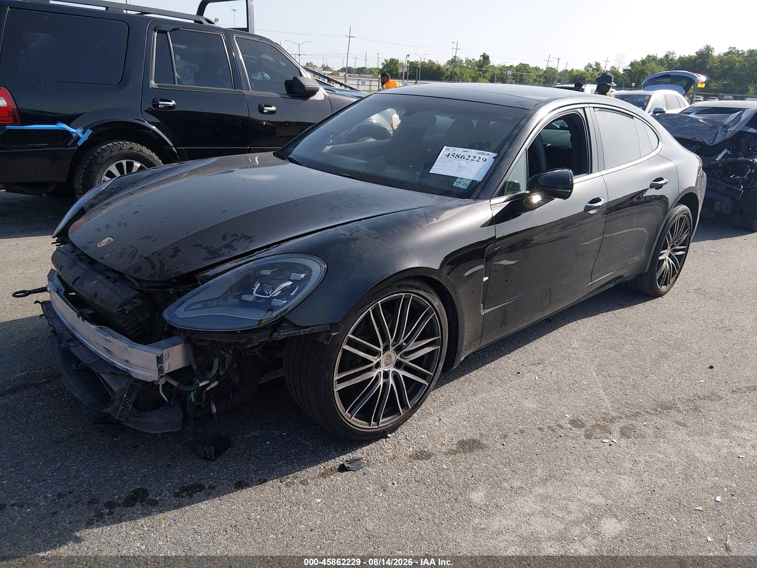 2017 Porsche Panamera VIN WP0AA2A77HL101071 IAAI salvage auction — Front End, Salvage (Louisiana), sold $7,400 on 2026-10-01 (photo 2)