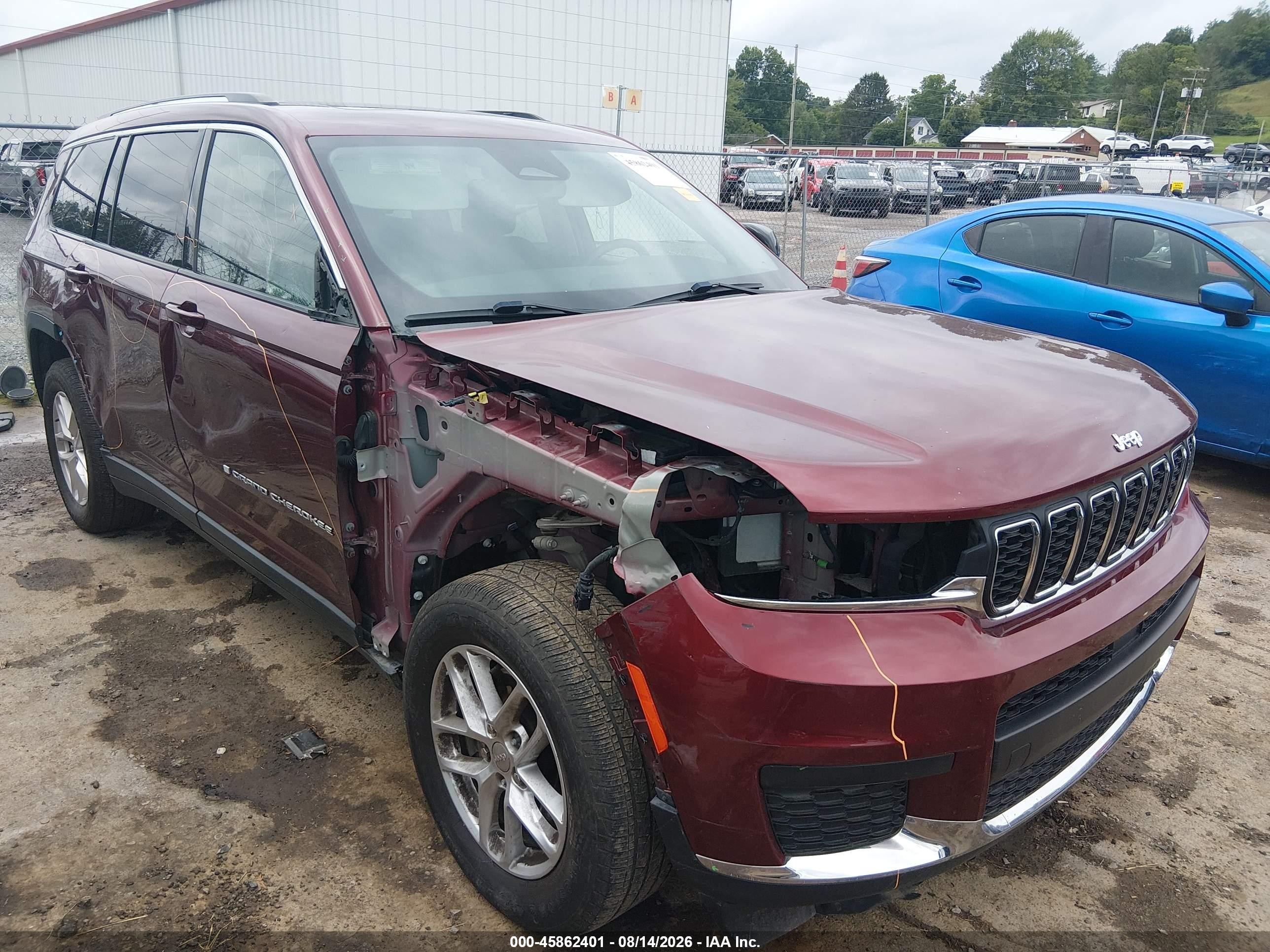 2023 Jeep Grand Cherokee L VIN 1C4RJKAG4P8708453 — IAAI salvage auction photo