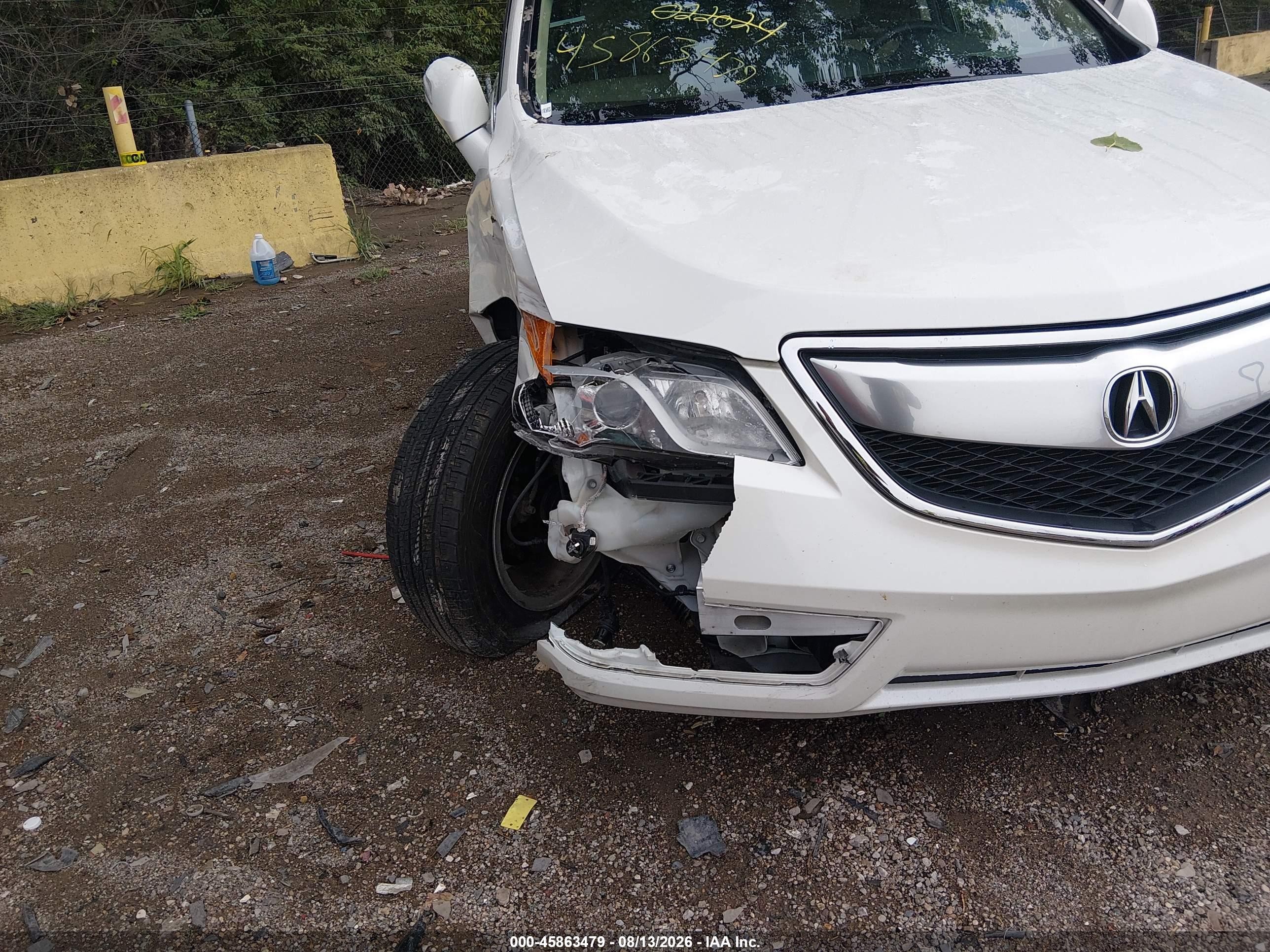 2015 Acura Rdx VIN 5J8TB4H52FL022024 IAAI salvage auction — Unknown, Clear (Indiana), sold $2,850 on 2026-09-13 (photo 6)