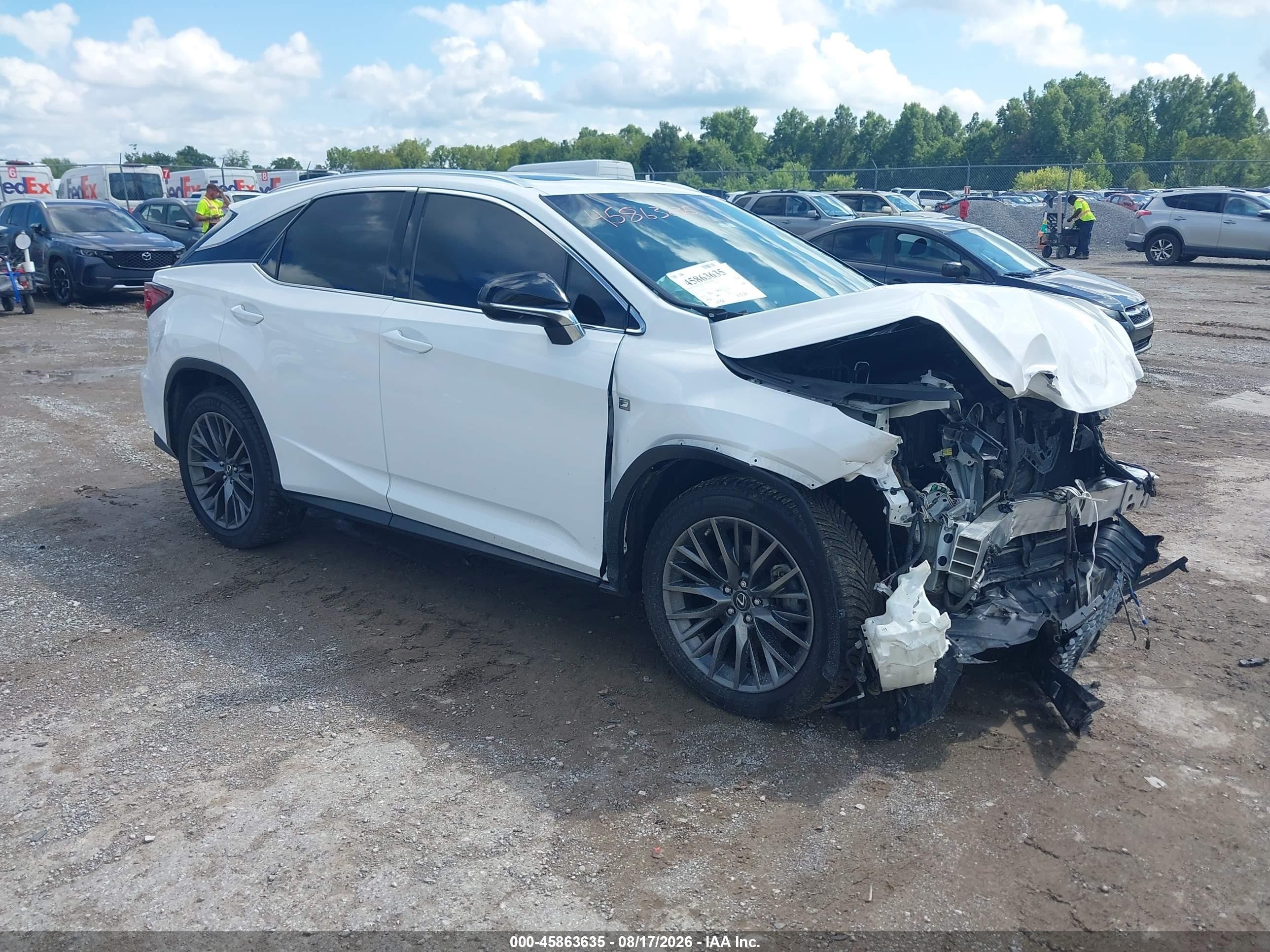 2017 Lexus RX 350 VIN 2T2BZMCA4HC113120 — IAAI salvage auction photo